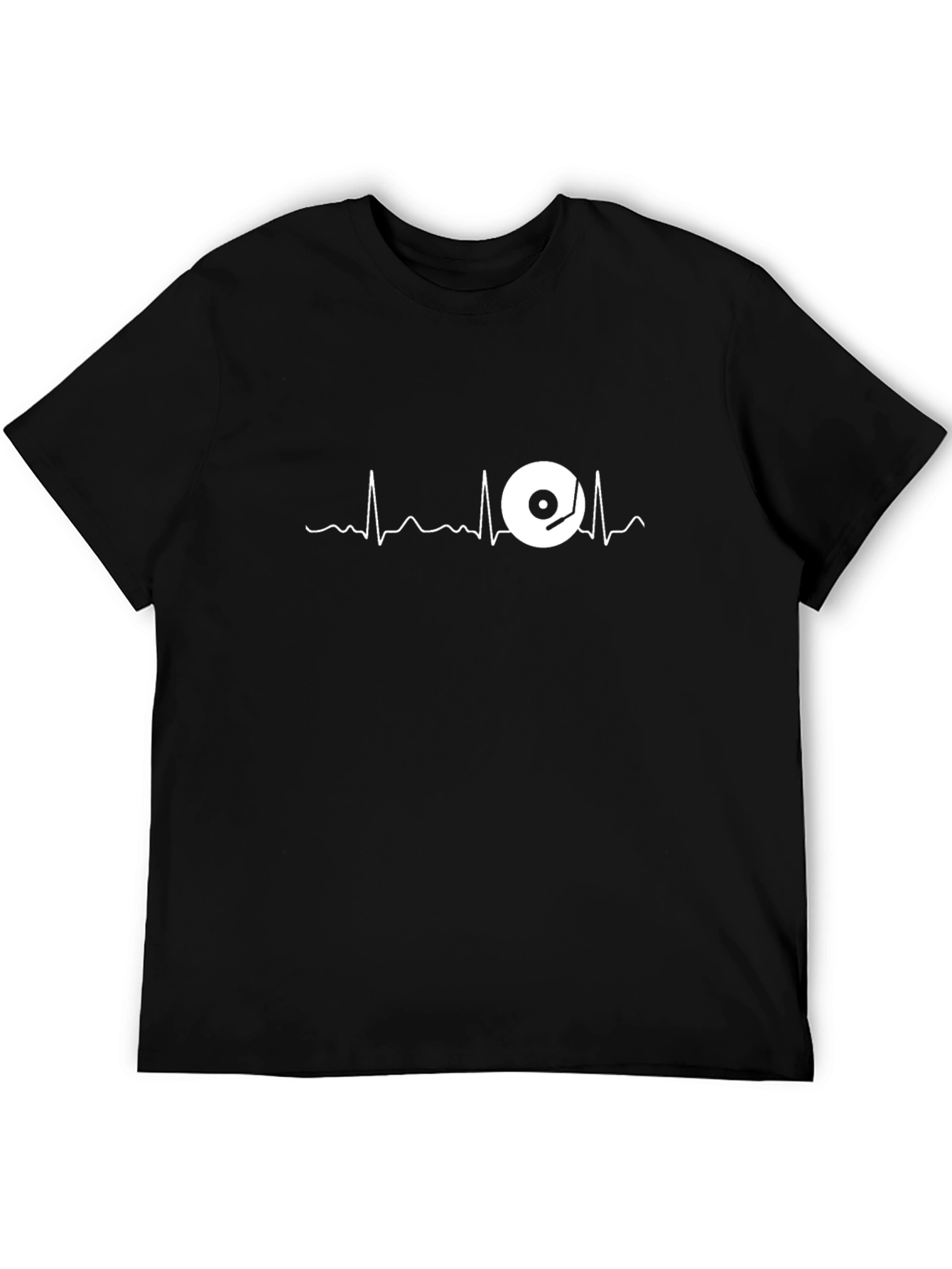 DJ Heartbeat Graphic Tee - Music Lover Shirt