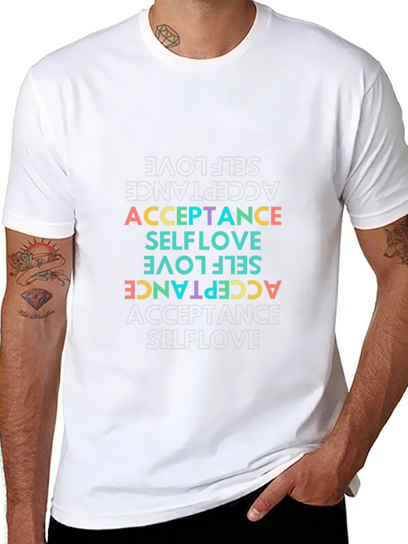 Self-Love Acceptance Graphic Tee