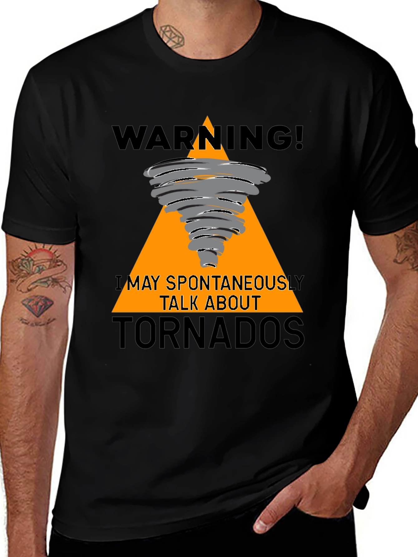 Warning I May Spontaneously Talk About Tornadoes T-Shirt