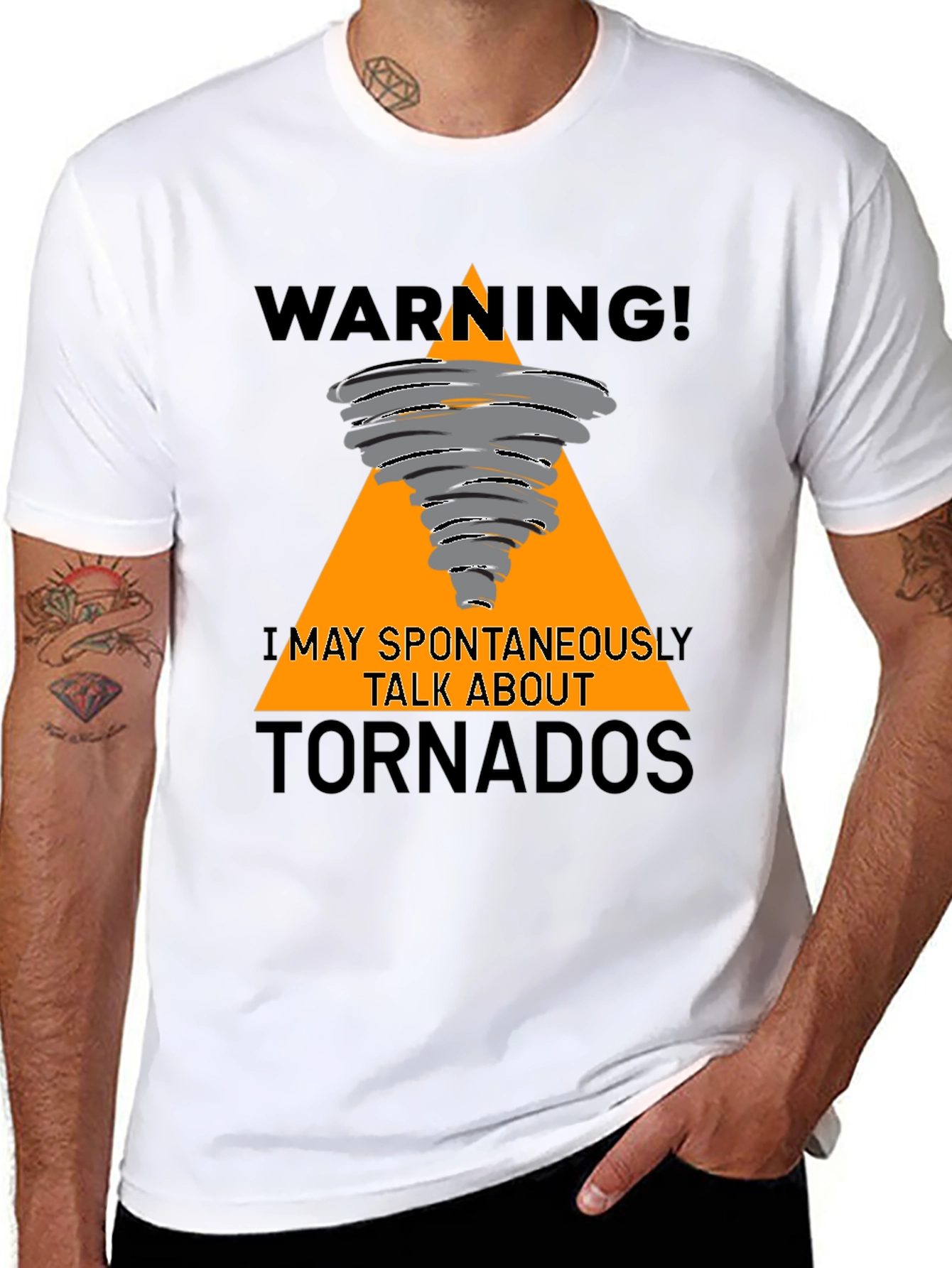 Warning I May Spontaneously Talk About Tornadoes T-Shirt