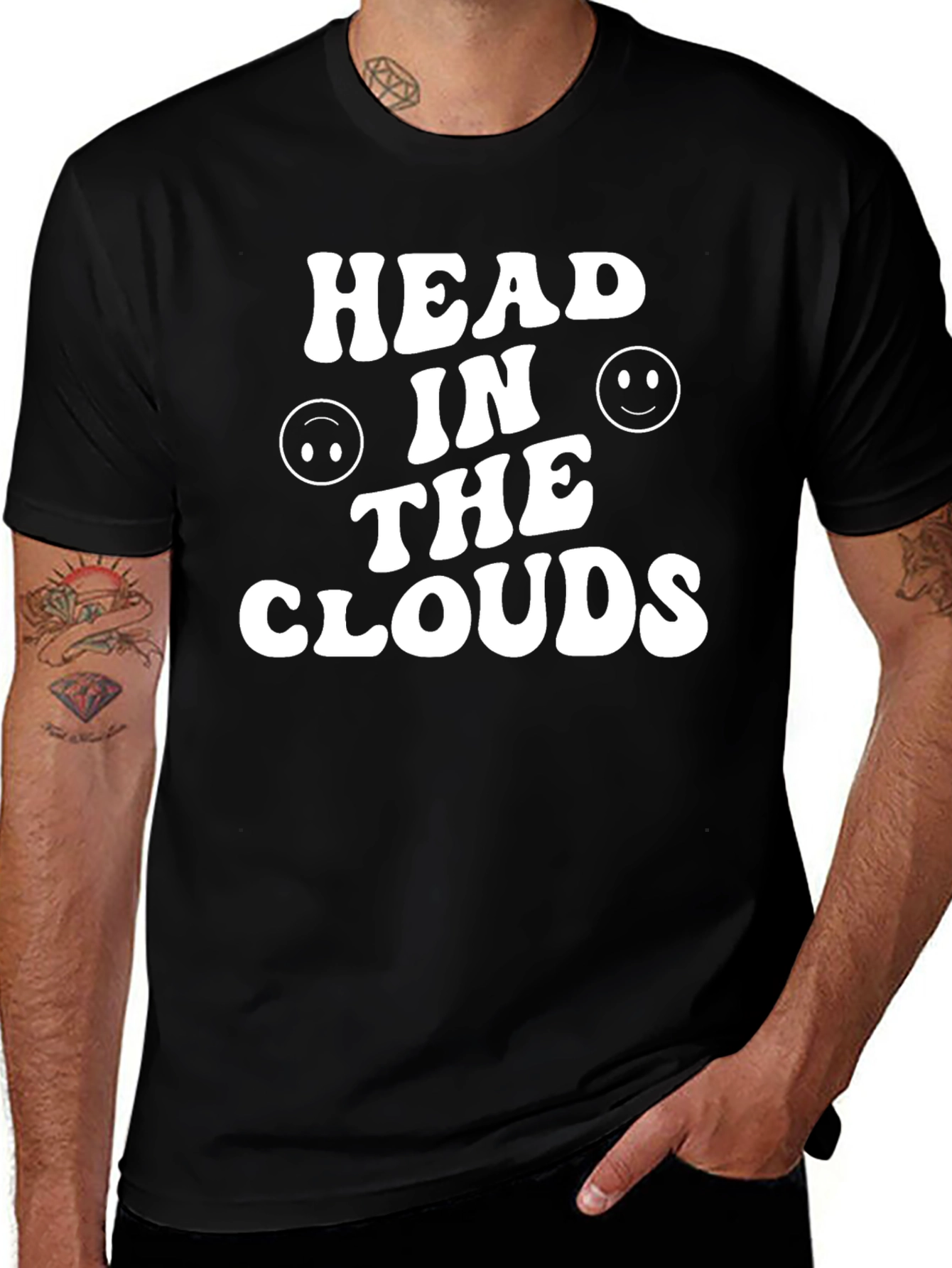 Head in the Clouds T-Shirt - Black