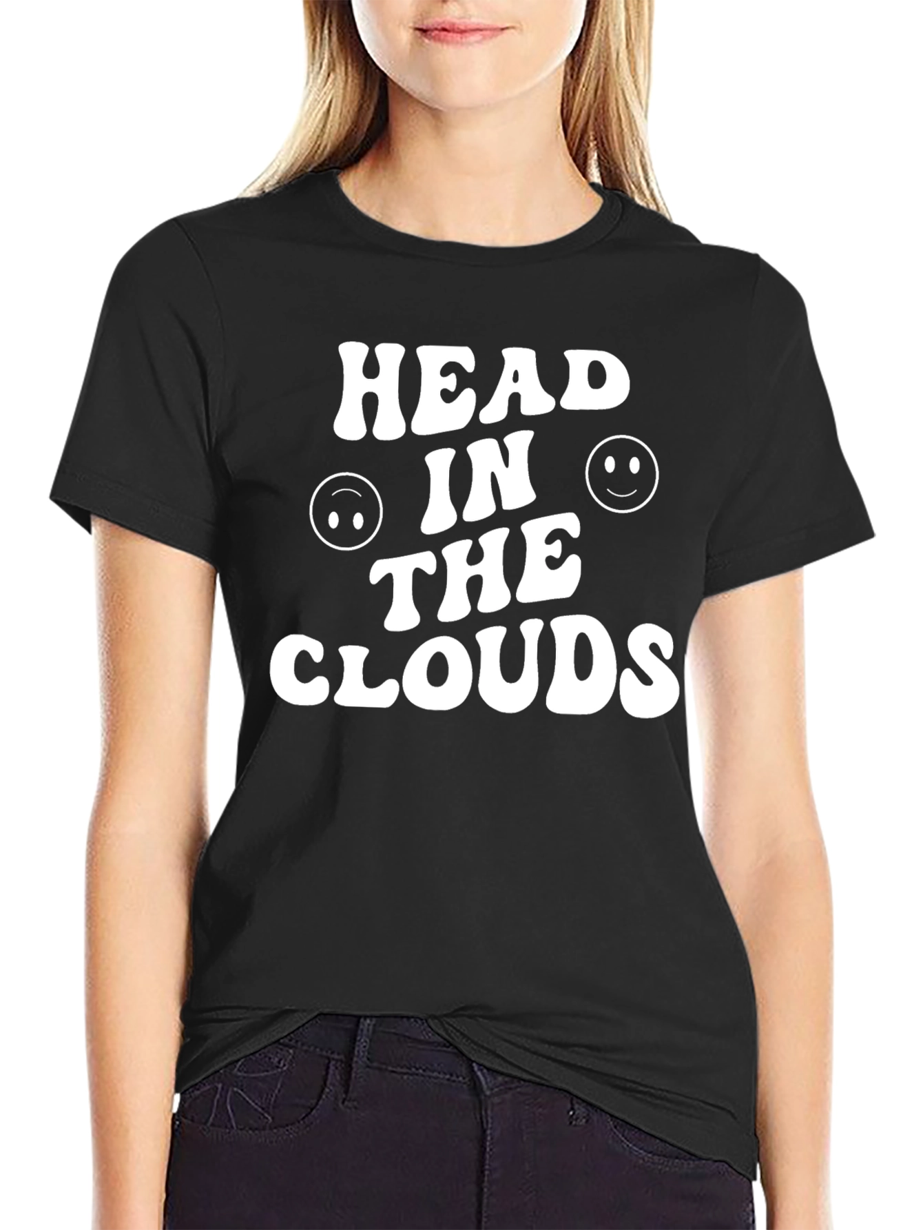 Head in the Clouds T-Shirt - Black