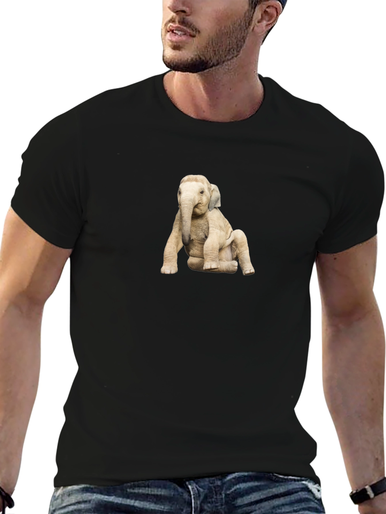Elephant Graphic T-Shirt - Unique Animal Print