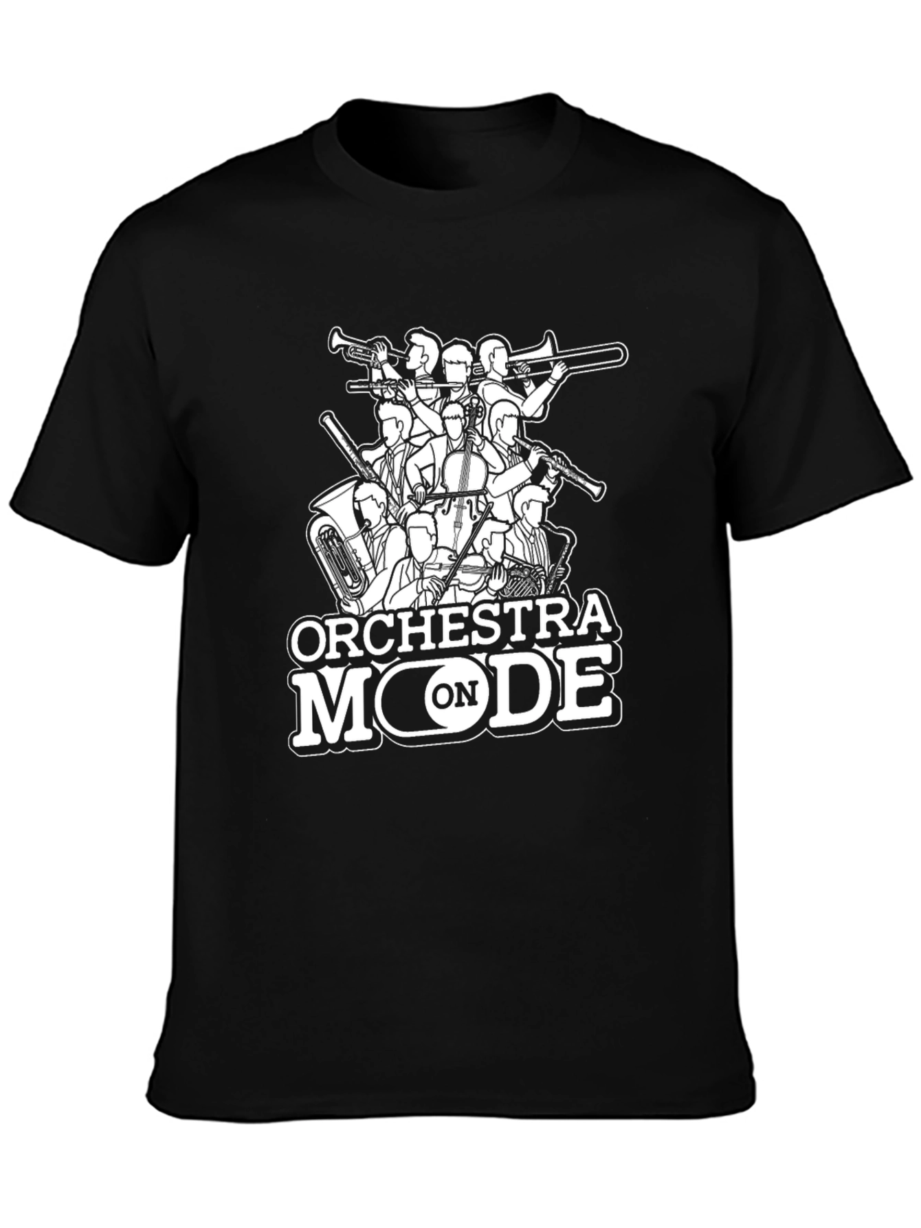 Orchestra Mode On Graphic T-Shirt