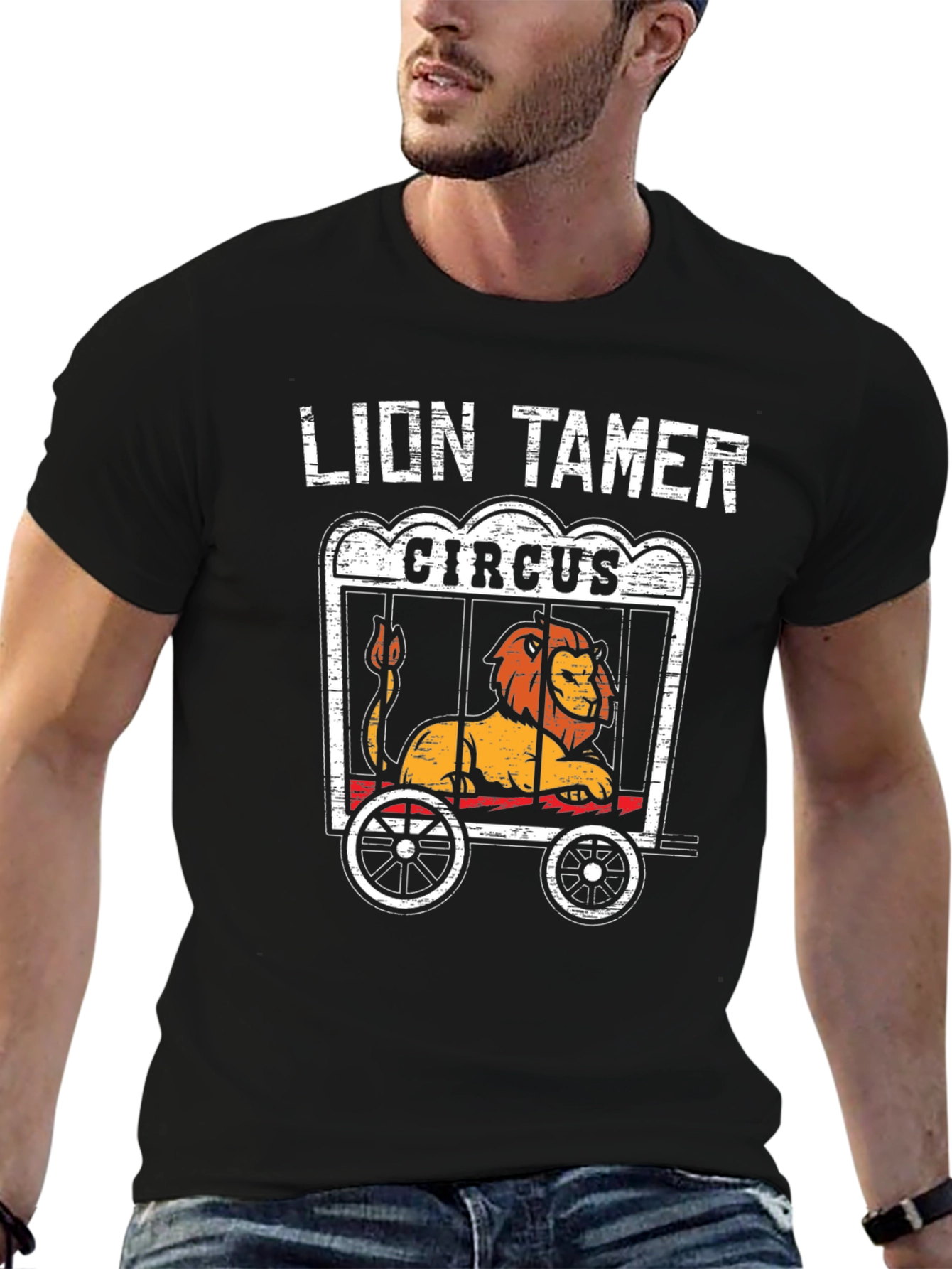 Lion Tamer Circus Graphic Tee