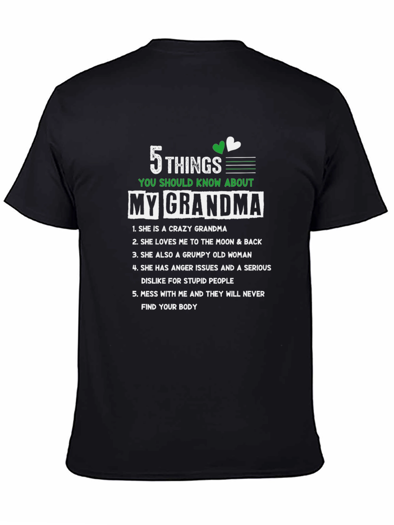 My Grandma 5 Things You Should Know T-Shirt