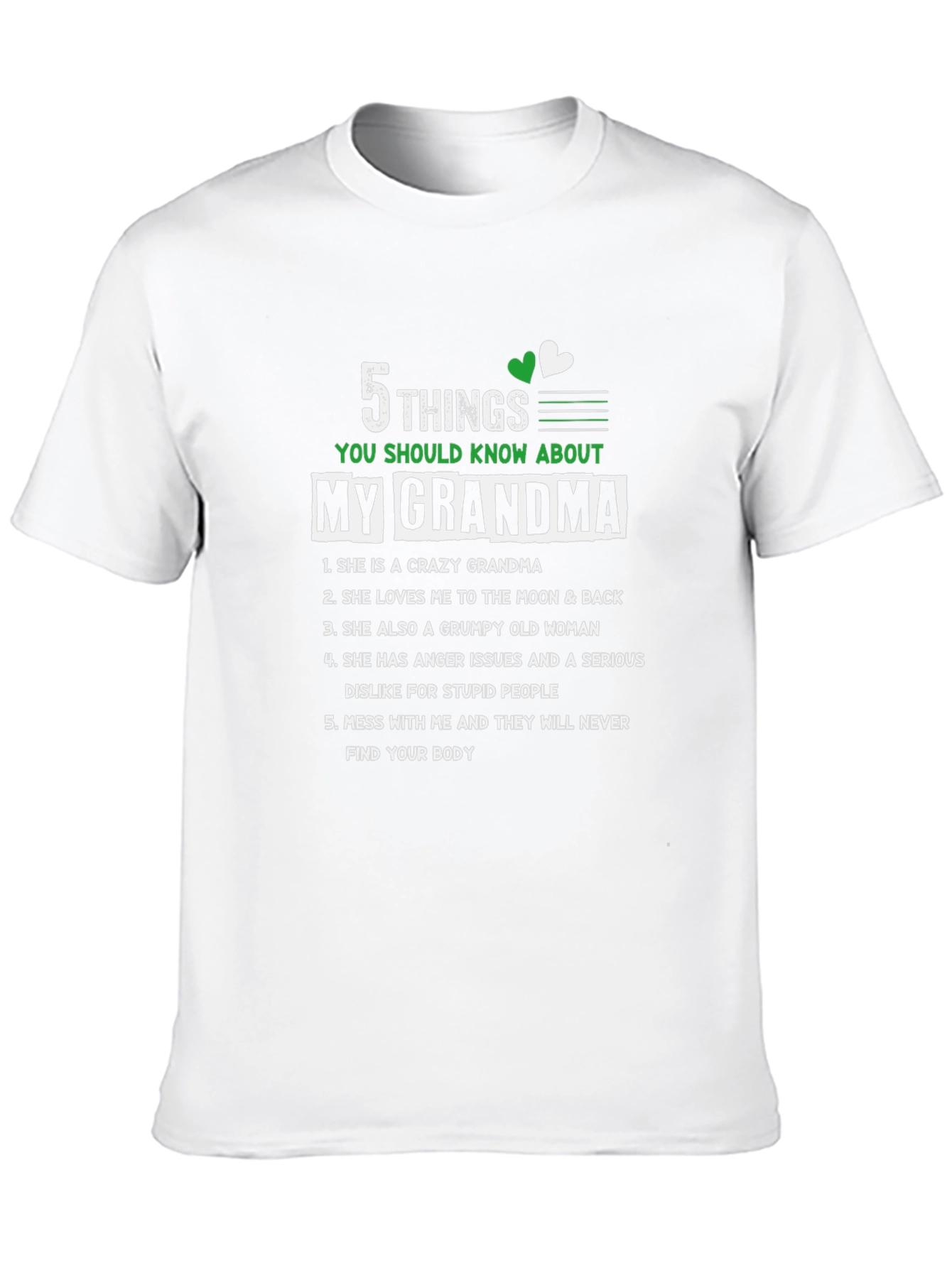 My Grandma 5 Things You Should Know T-Shirt