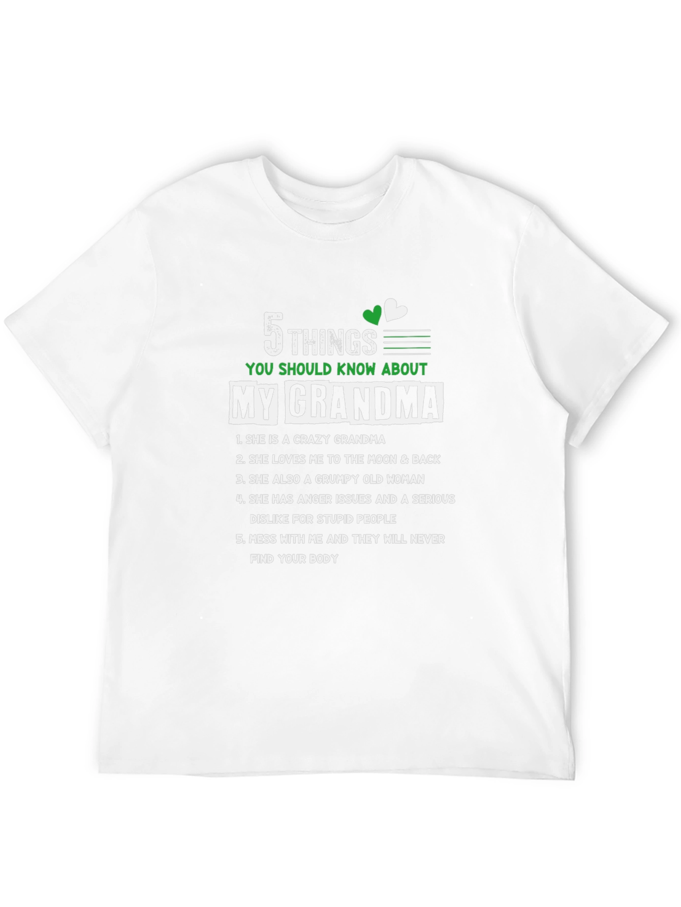 My Grandma 5 Things You Should Know T-Shirt