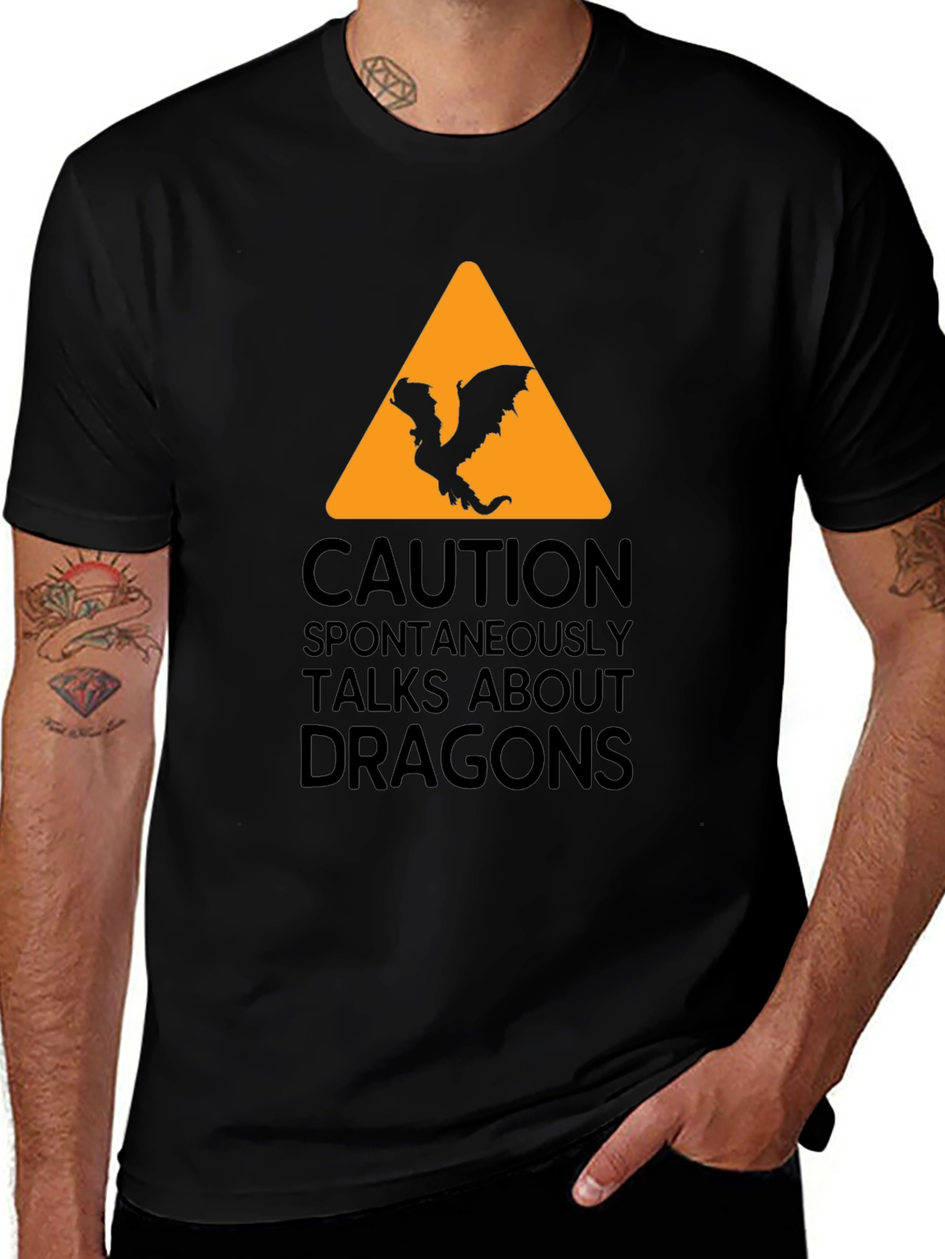 Caution Dragons T-Shirt