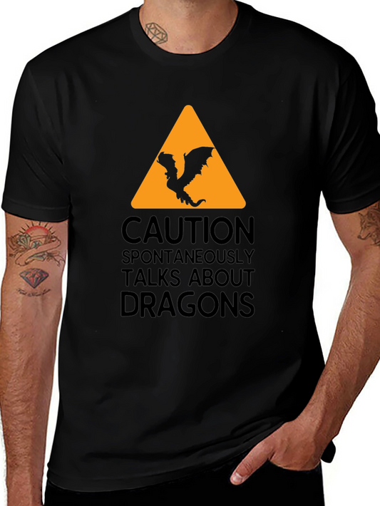 Caution Dragons T-Shirt