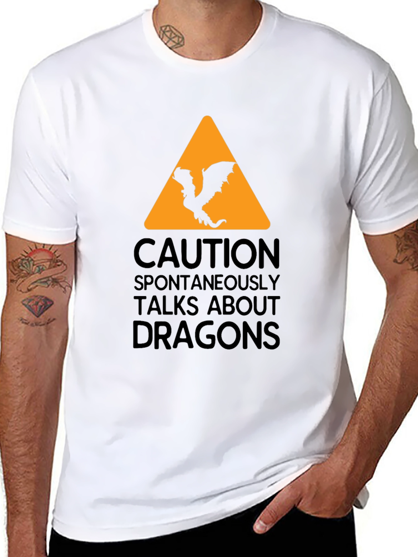 Caution Dragons T-Shirt
