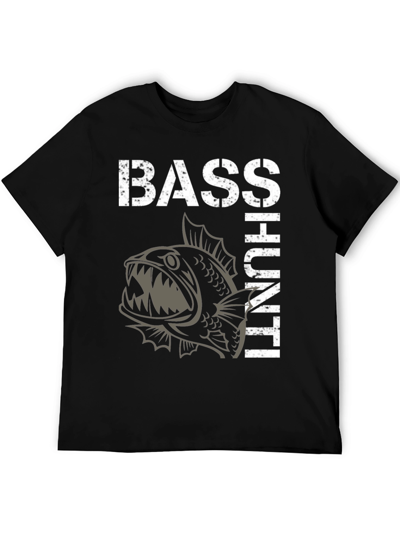 Bass Hunt T-Shirt Fishing Angler
