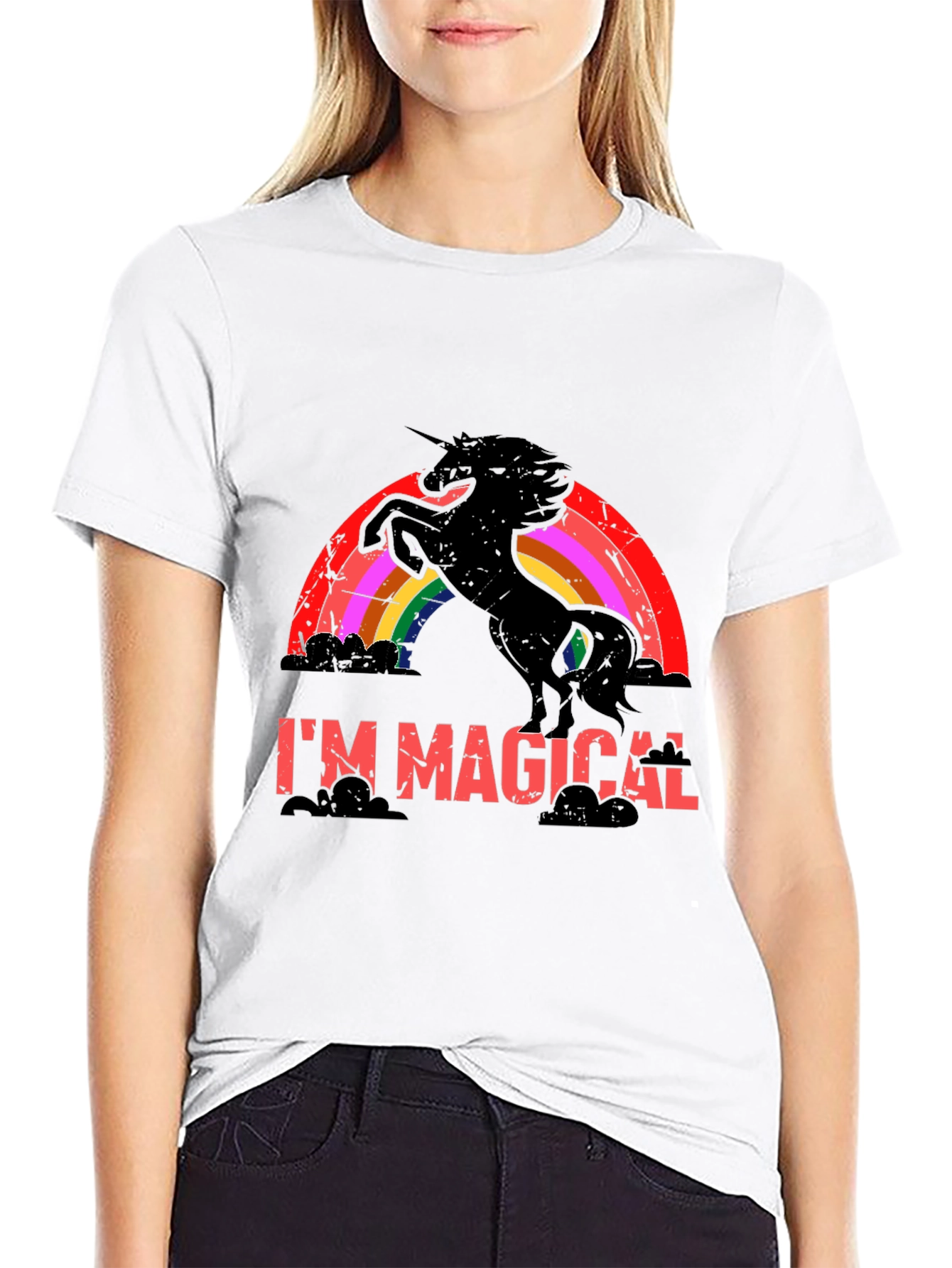 Im Magical Unicorn Rainbow T-Shirt