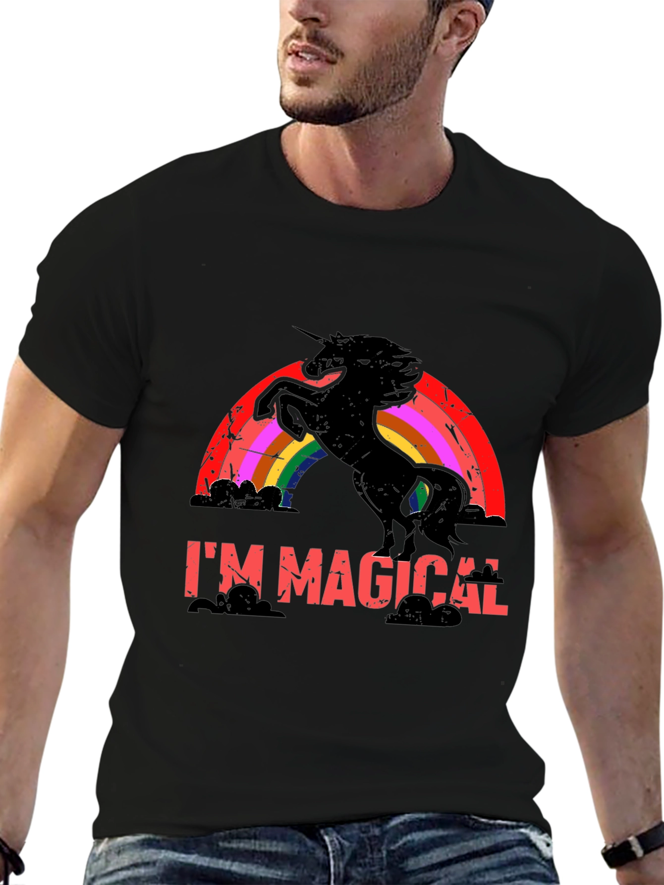 Im Magical Unicorn Rainbow T-Shirt