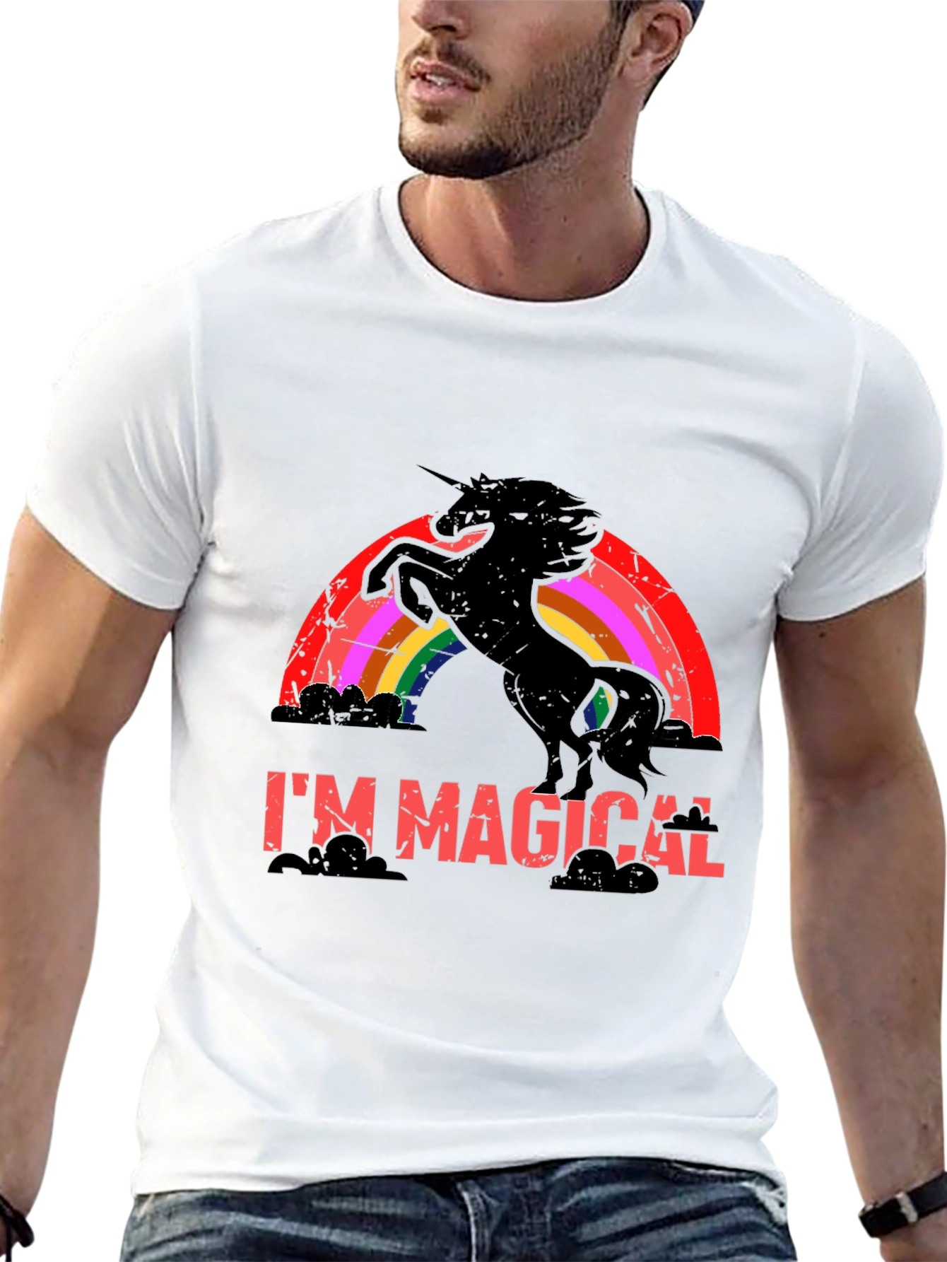 Im Magical Unicorn Rainbow T-Shirt