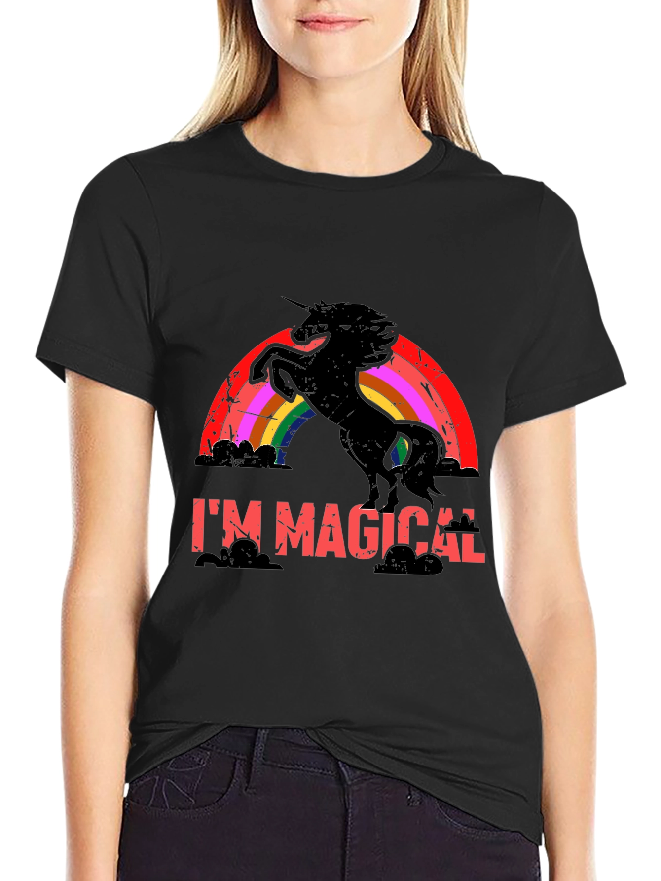 Im Magical Unicorn Rainbow T-Shirt