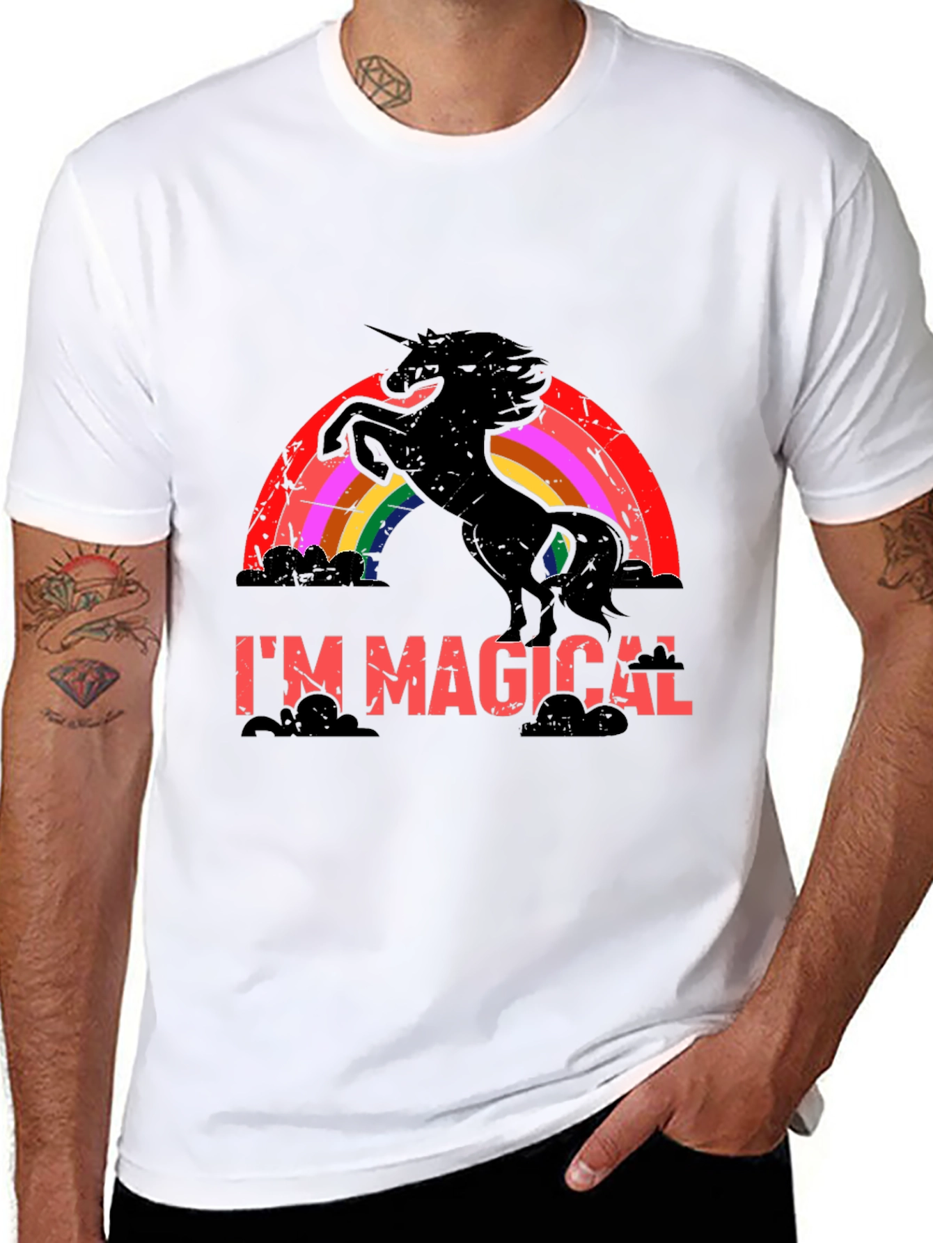 Im Magical Unicorn Rainbow T-Shirt