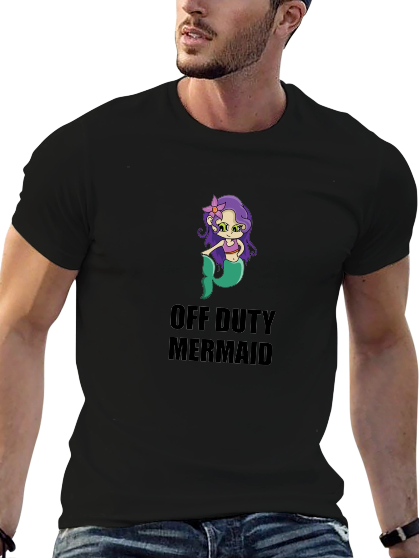 Off Duty Mermaid Graphic Tee