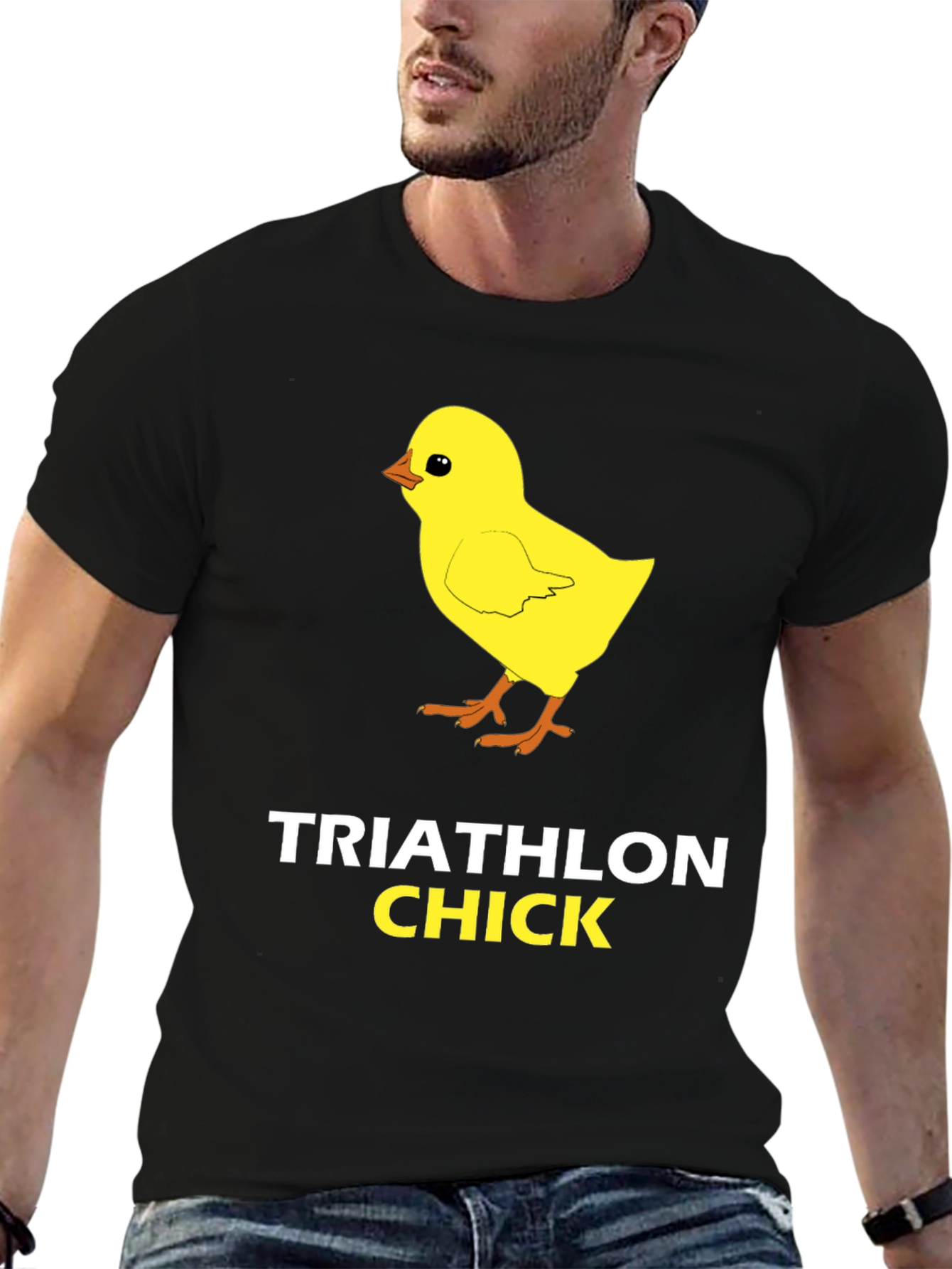 Triathlon Chick T-Shirt Funny Sportswear