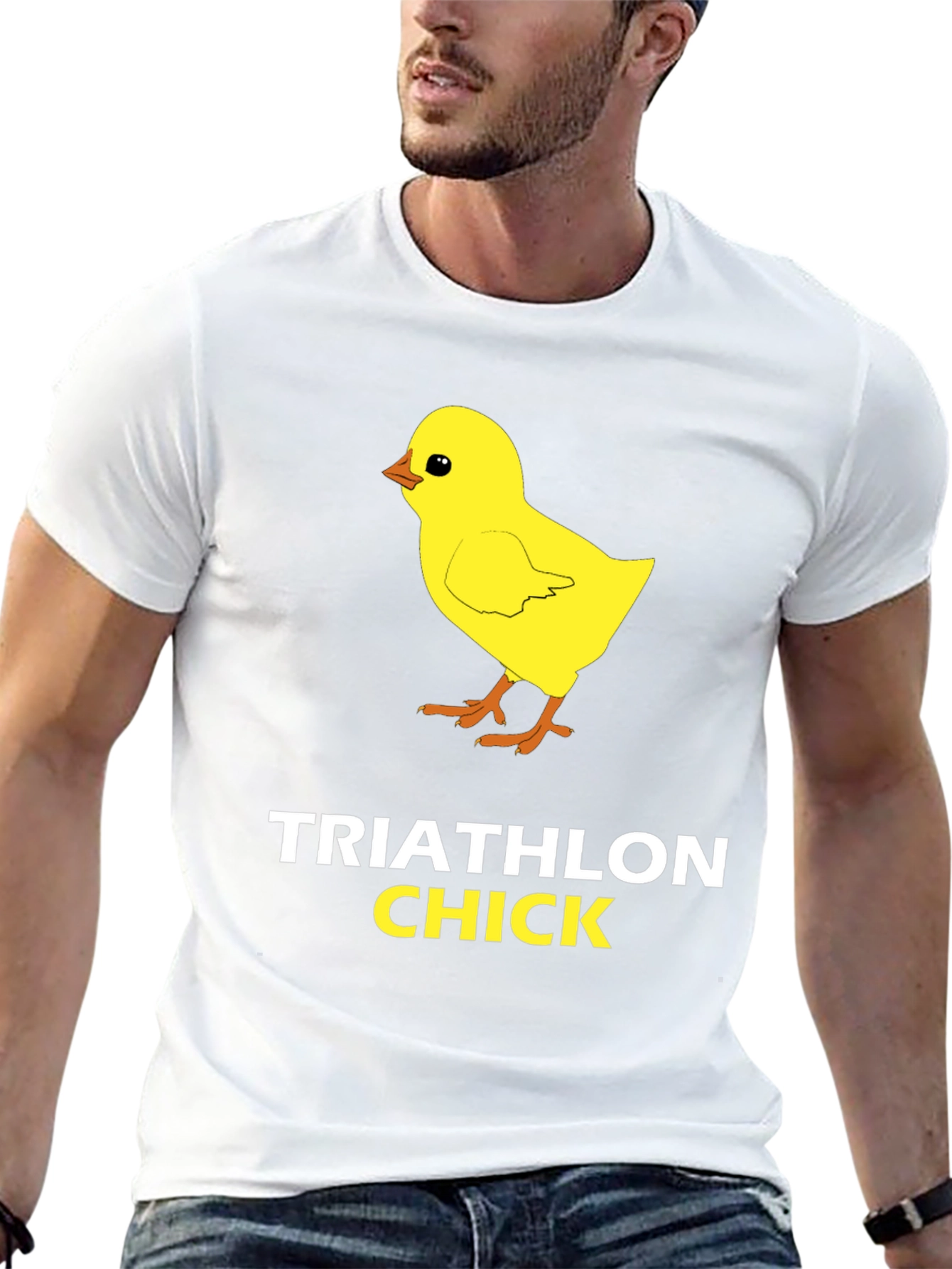 Triathlon Chick T-Shirt Funny Sportswear