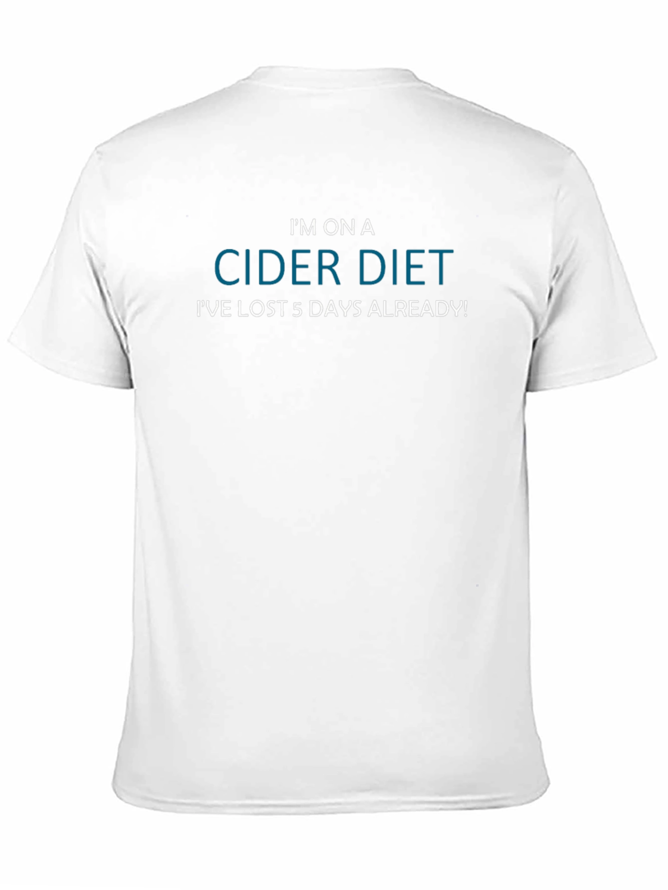 Cider Diet T-Shirt - Funny Graphic Tee