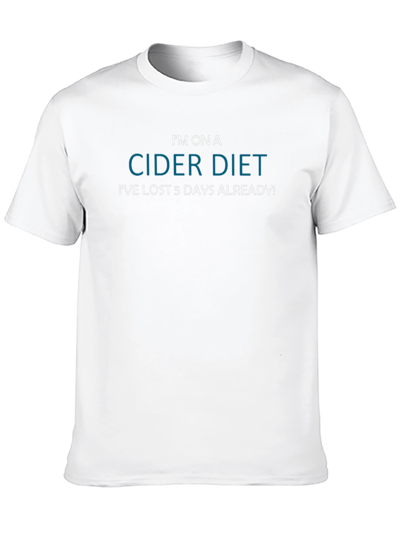 Cider Diet T-Shirt - Funny Graphic Tee