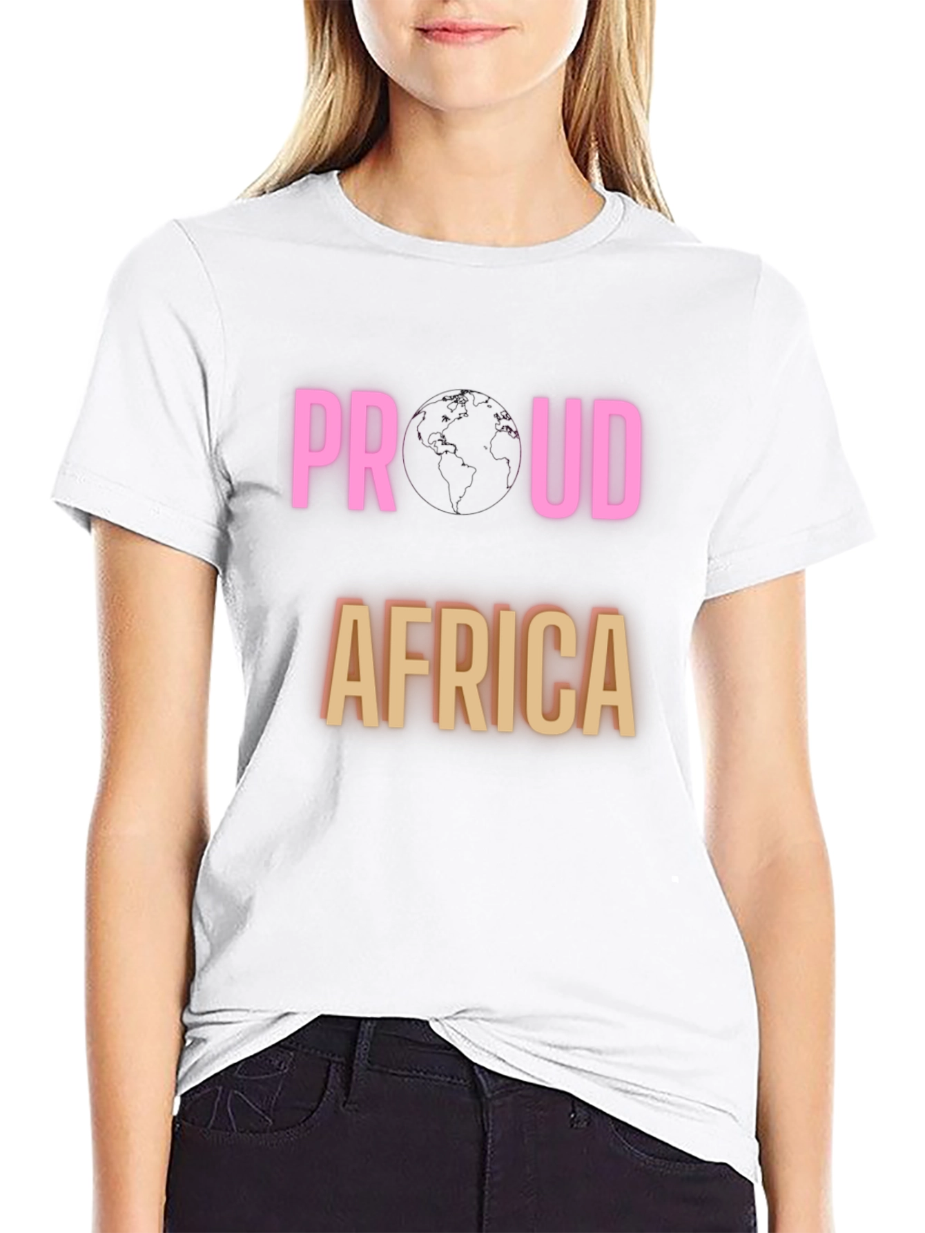 Proud Africa Black T-Shirt