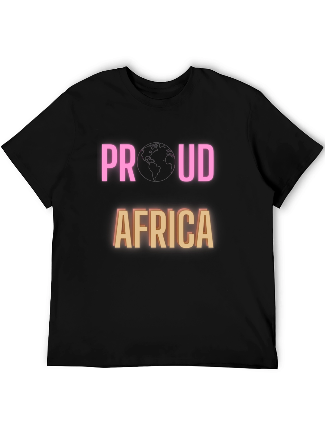 Proud Africa Black T-Shirt
