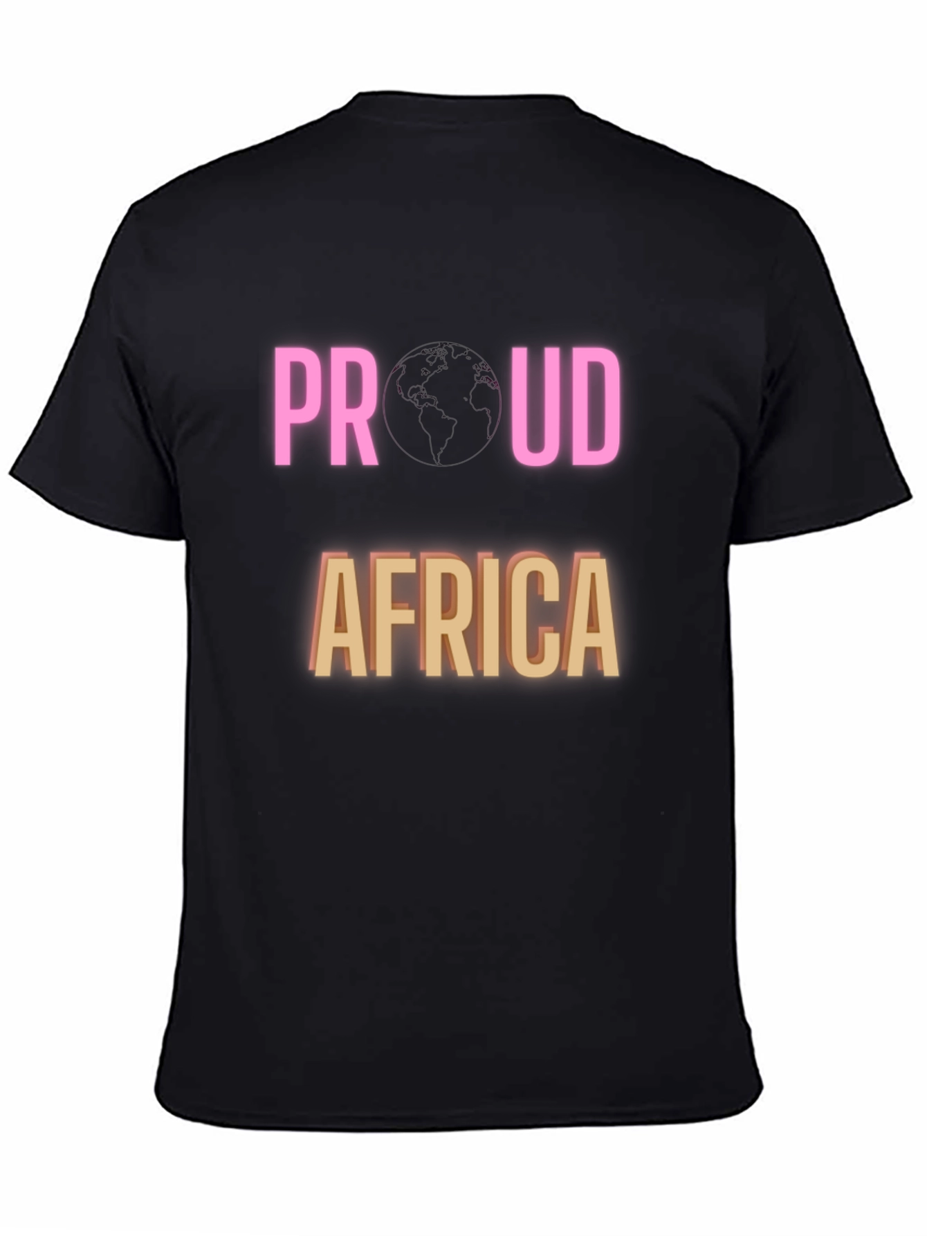 Proud Africa Black T-Shirt