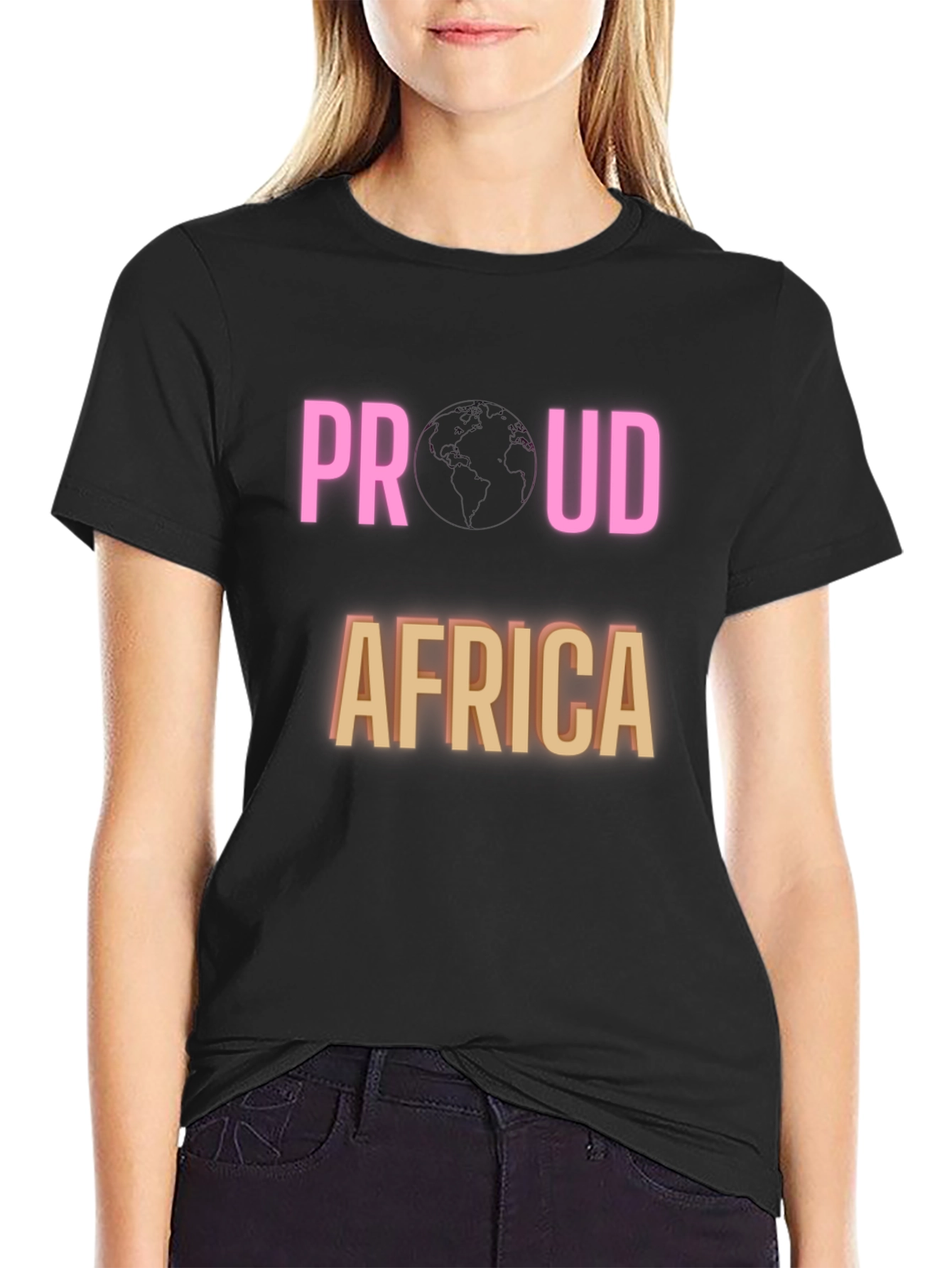 Proud Africa Black T-Shirt