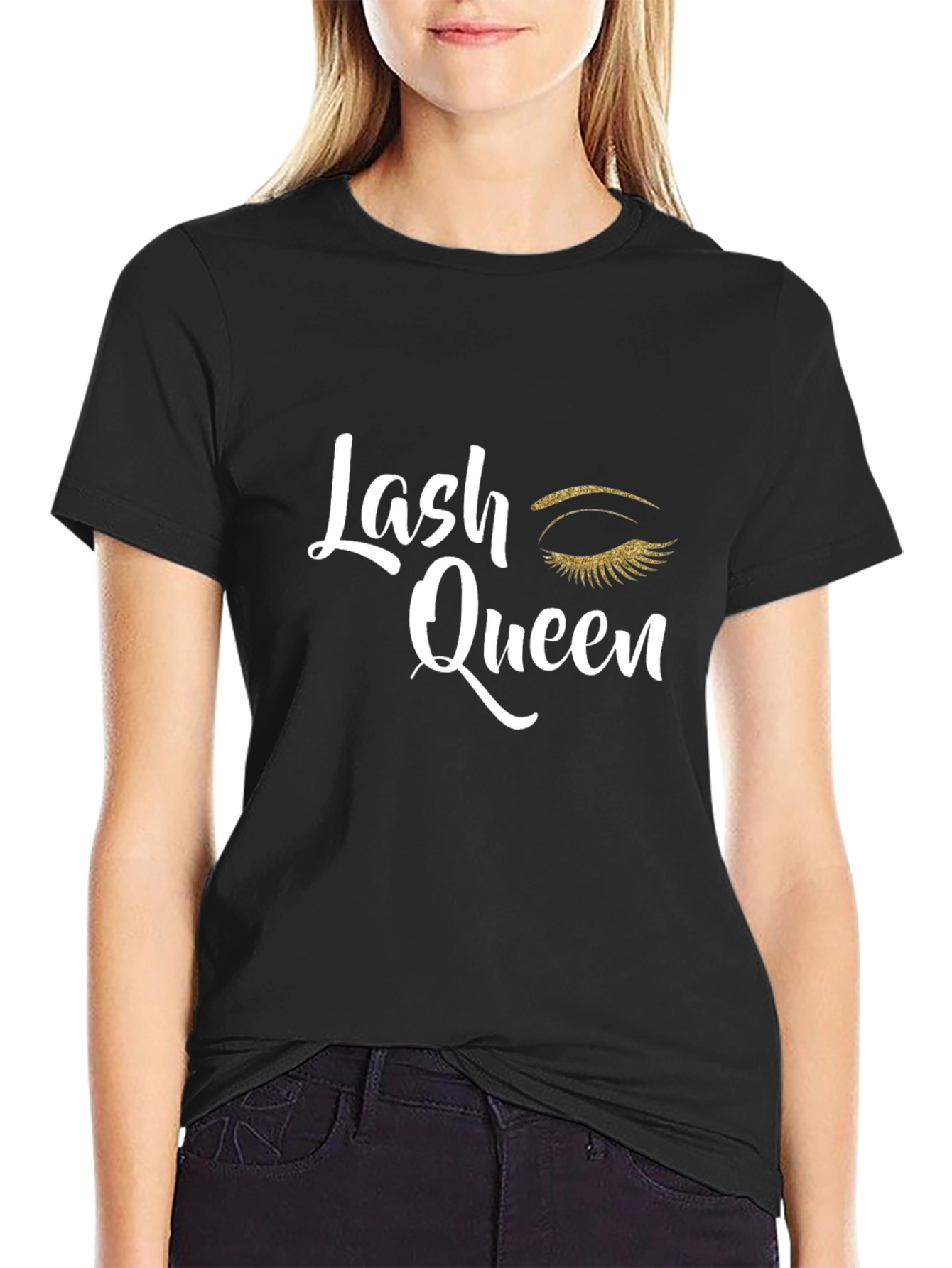 Lash Queen T-Shirt - Stylish Eye Design Tee