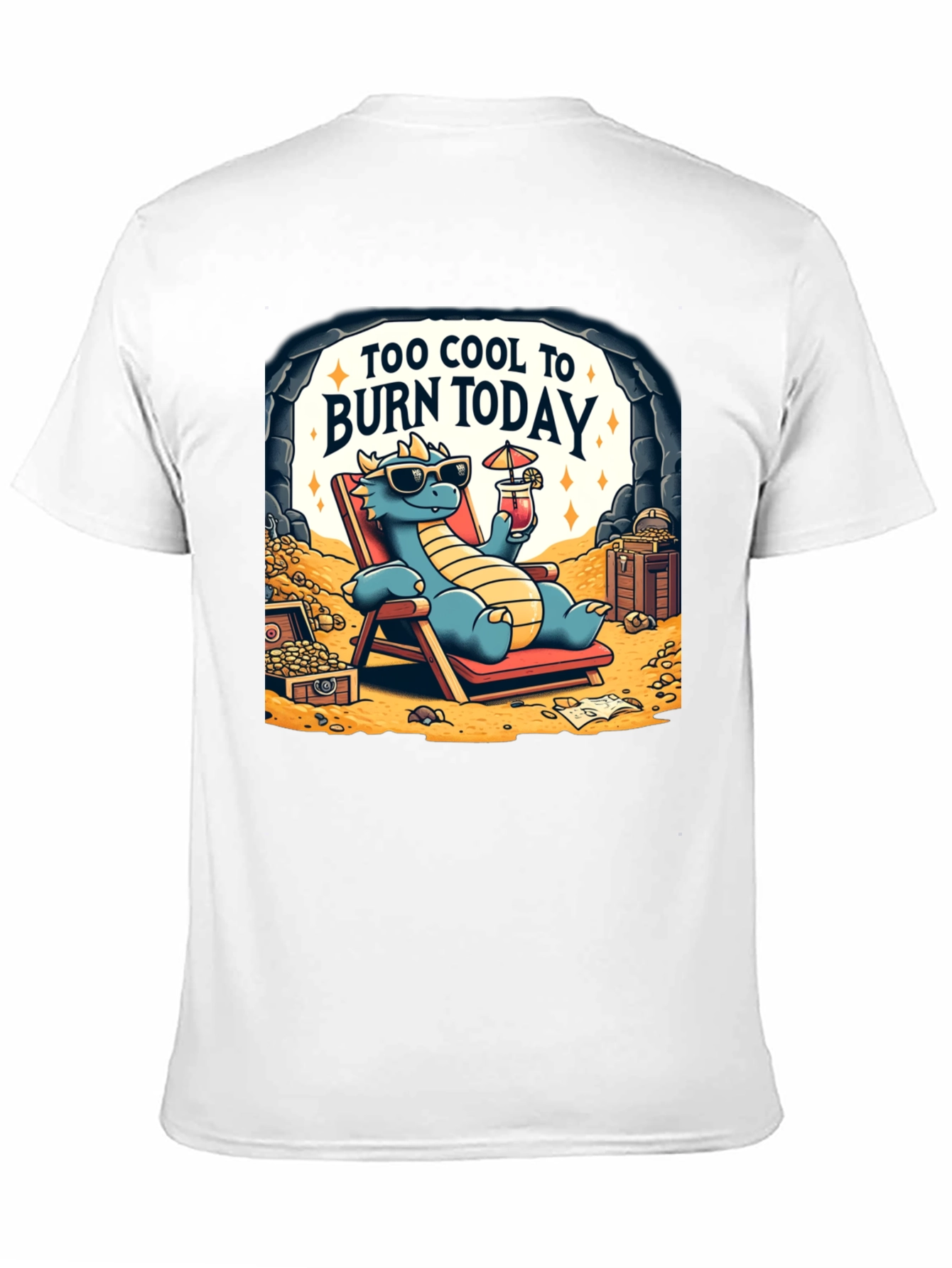 Cool Dragon Graphic T-Shirt