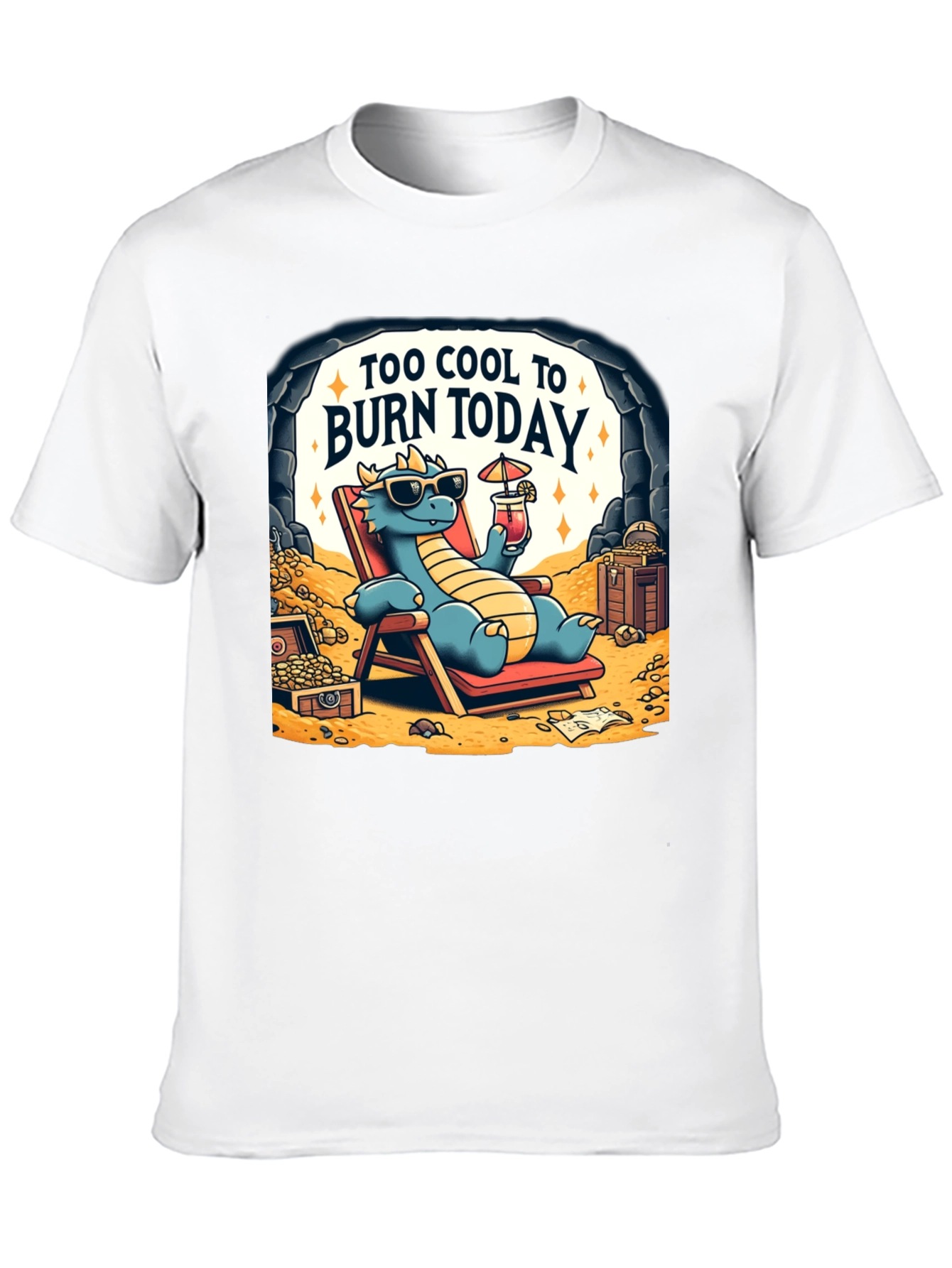 Cool Dragon Graphic T-Shirt