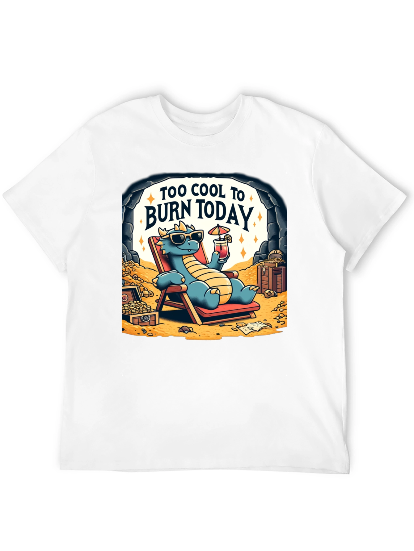 Cool Dragon Graphic T-Shirt