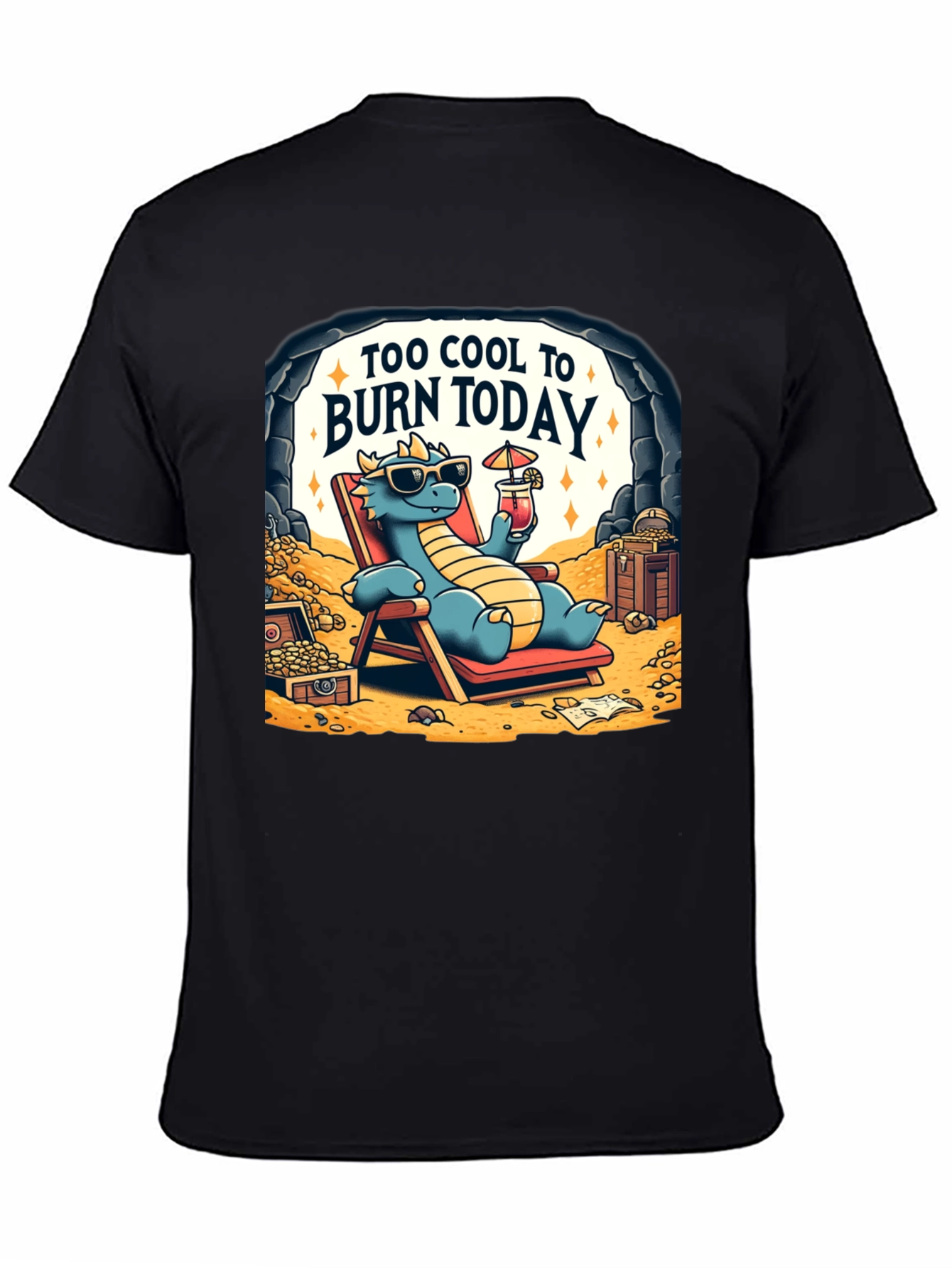 Cool Dragon Graphic T-Shirt