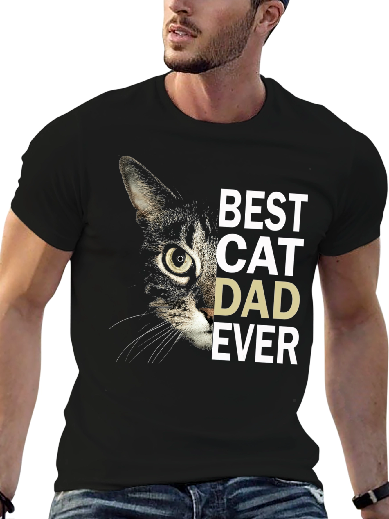 Best Cat Dad Ever T-Shirt