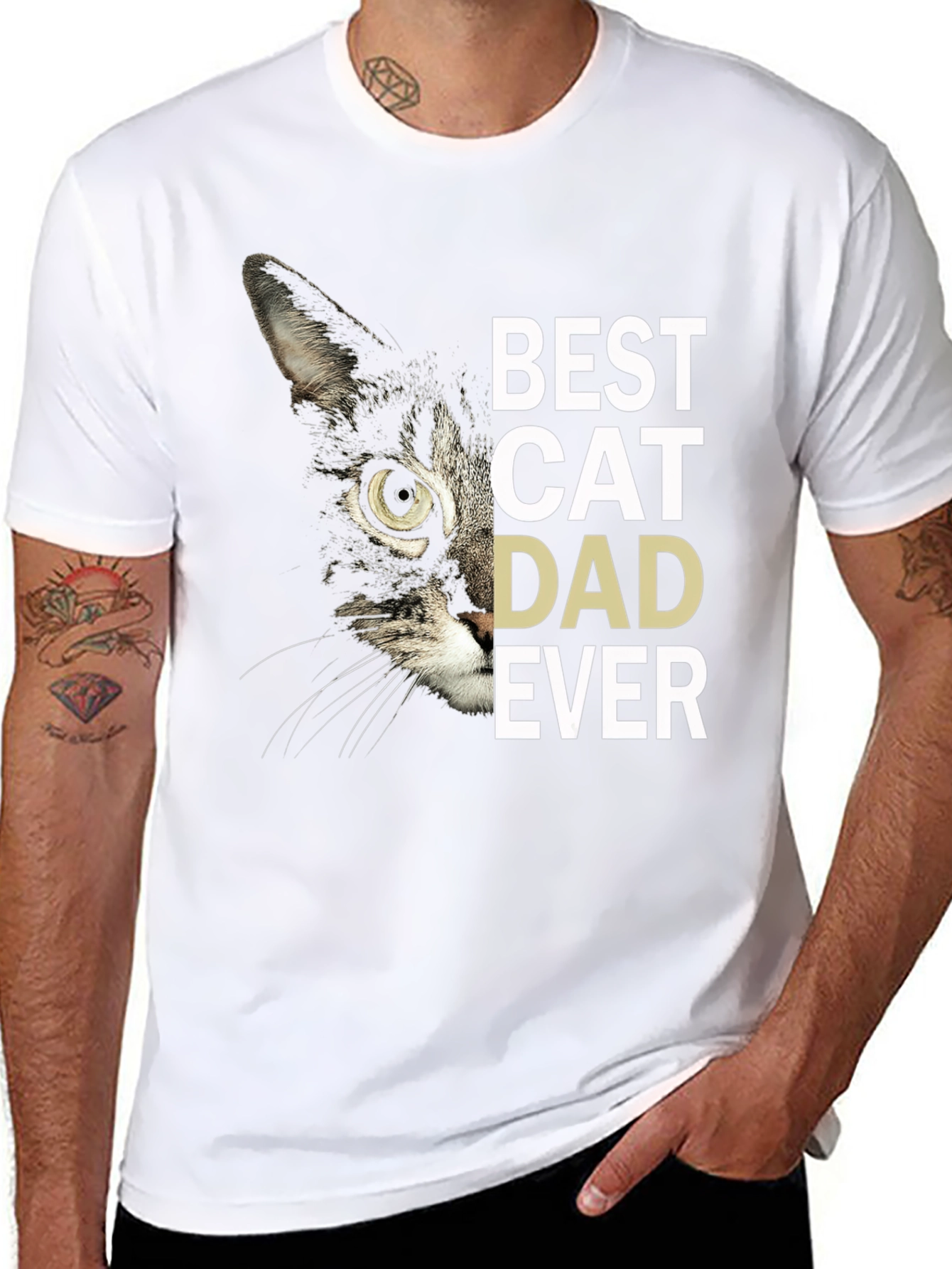 Best Cat Dad Ever T-Shirt
