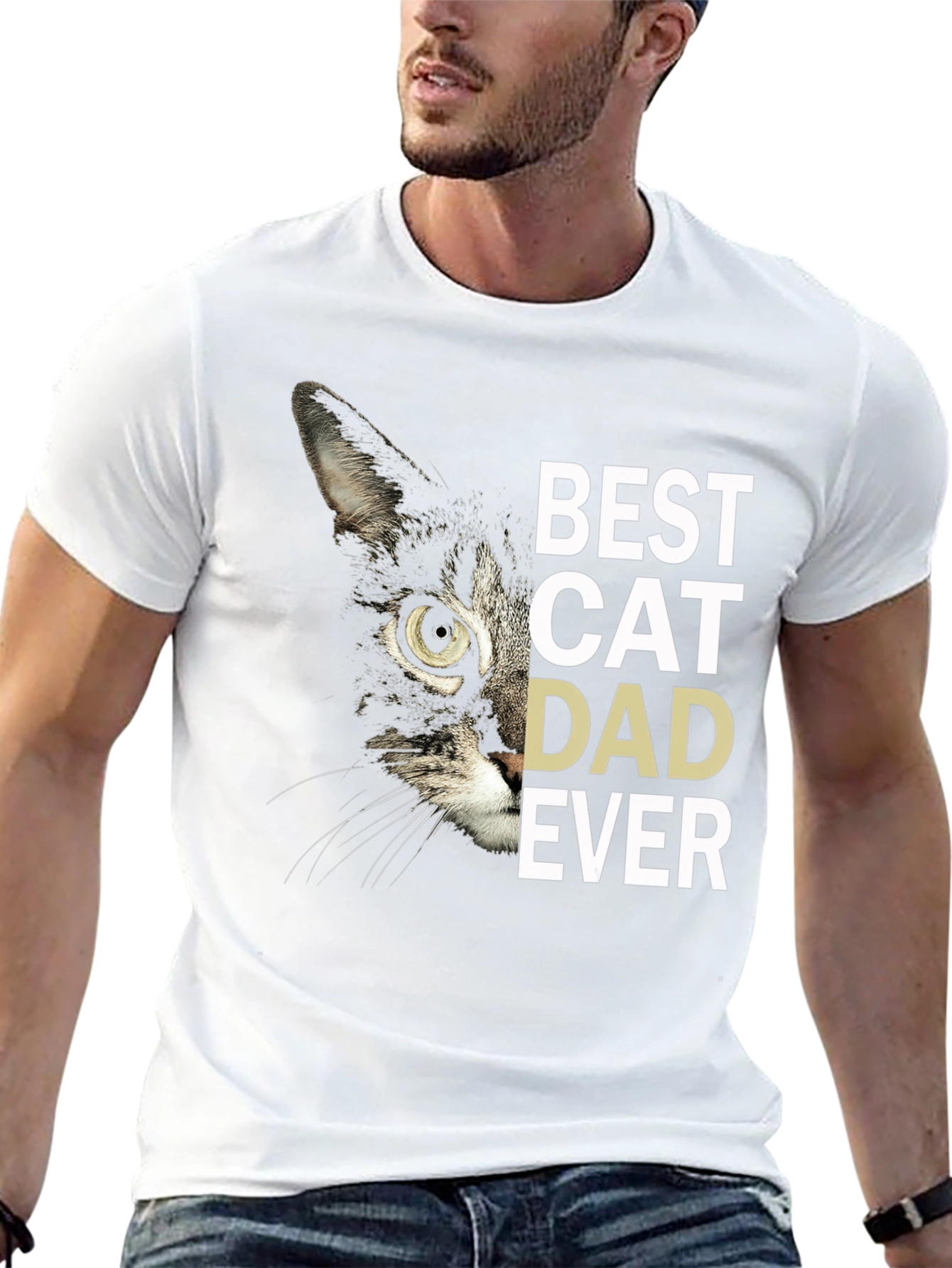 Best Cat Dad Ever T-Shirt