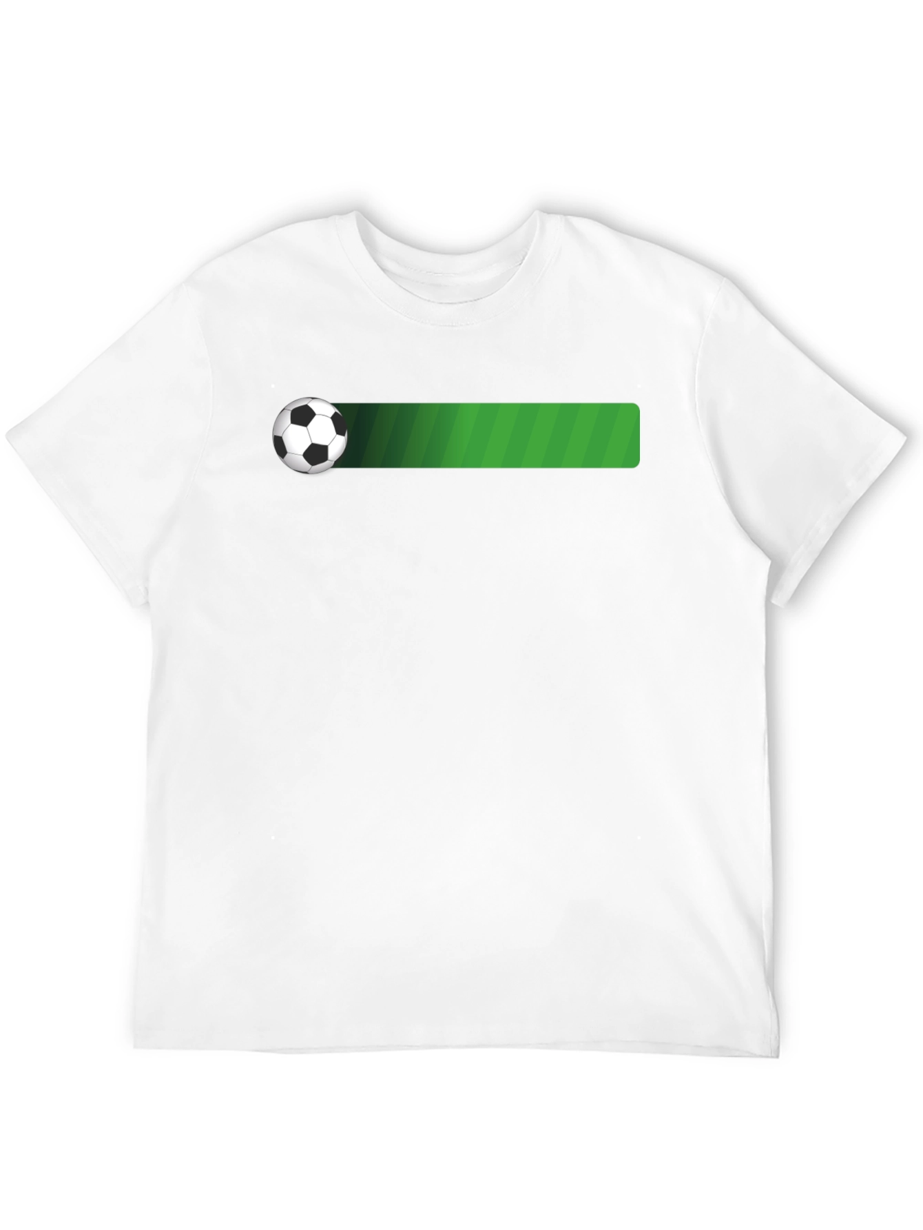 Soccer Ball T-Shirt - Black Cotton Tee