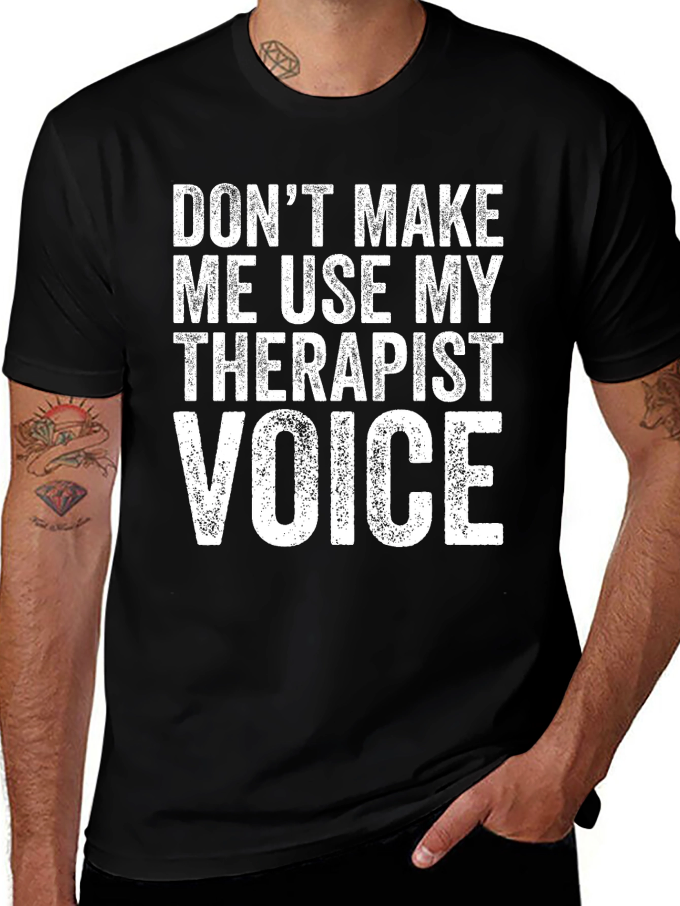 Therapist Voice Graphic T-Shirt - Funny Novelty Tee