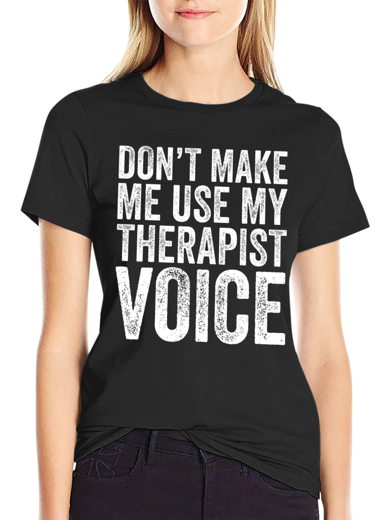 Therapist Voice Graphic T-Shirt - Funny Novelty Tee
