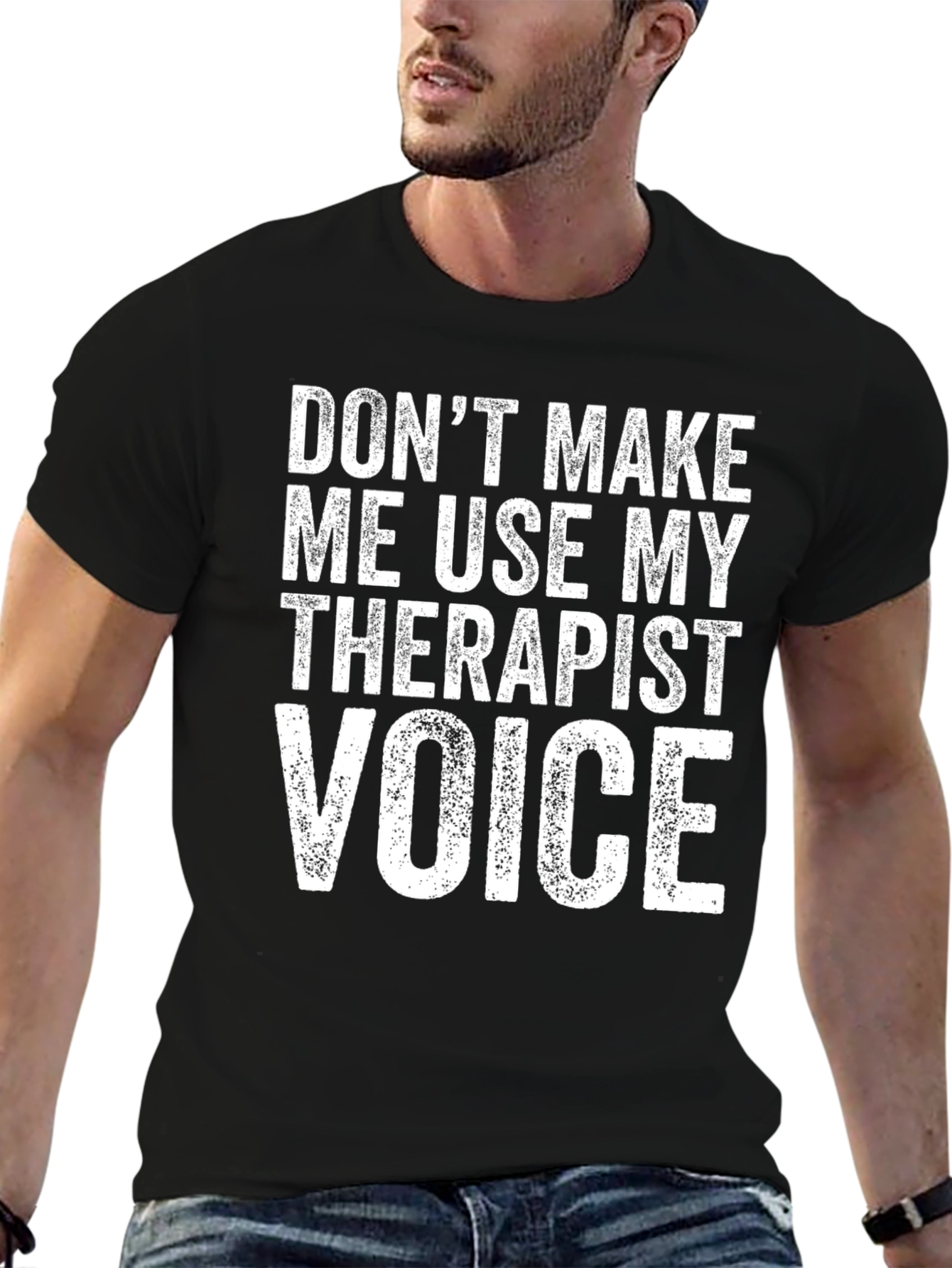 Therapist Voice Graphic T-Shirt - Funny Novelty Tee