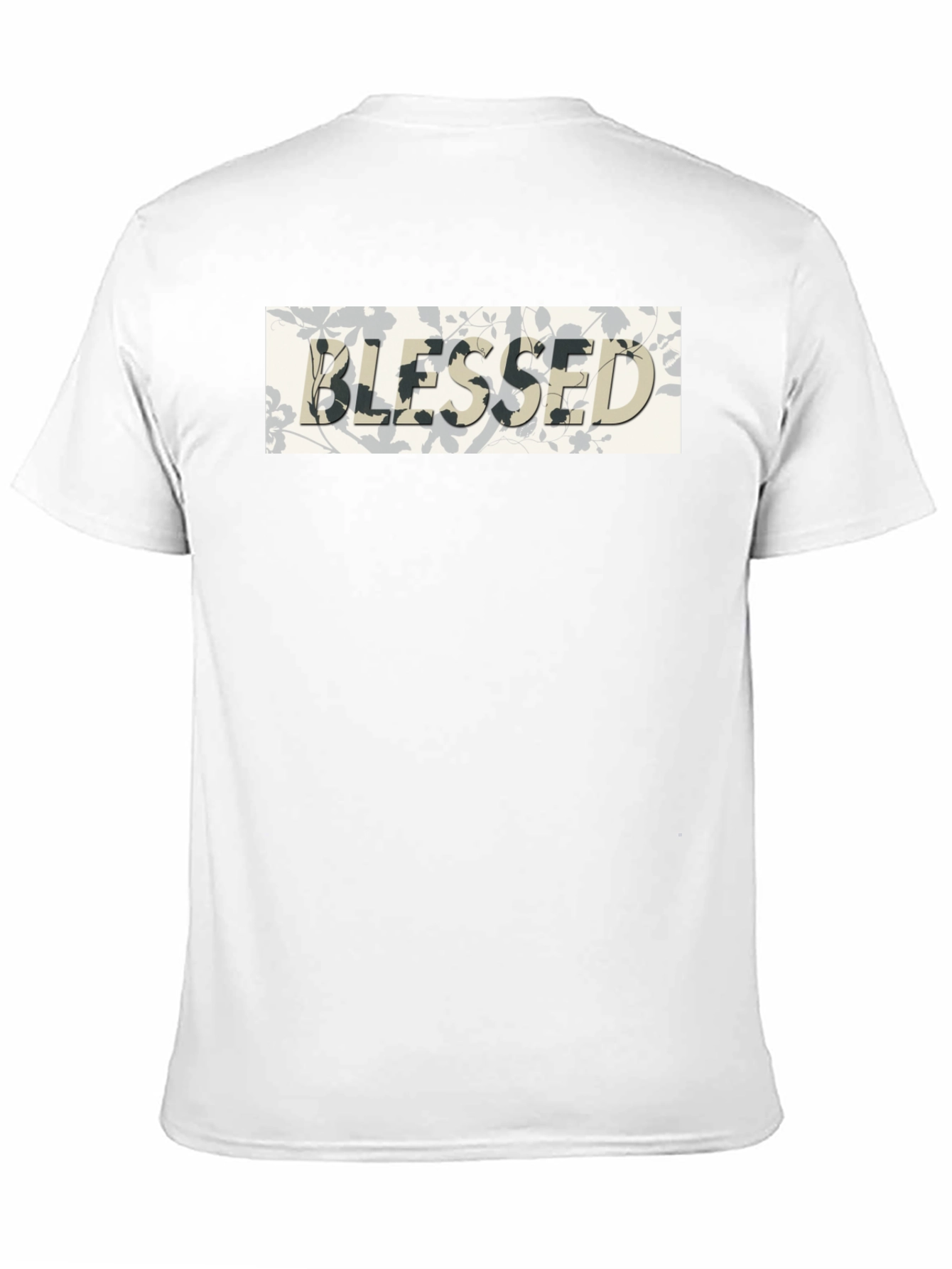Blessed Graphic Print Black T-Shirt