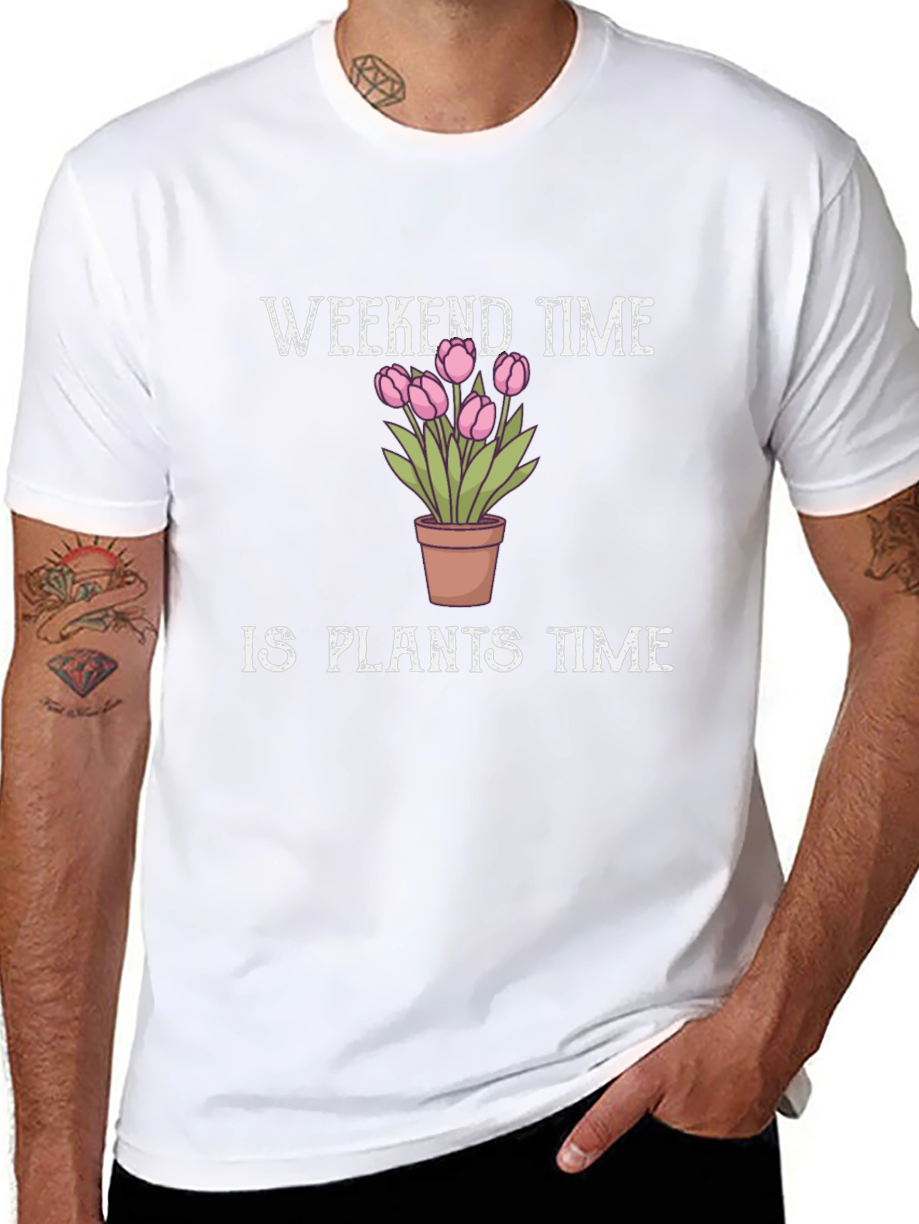 Weekend Plants Time T-Shirt Gardening Lover