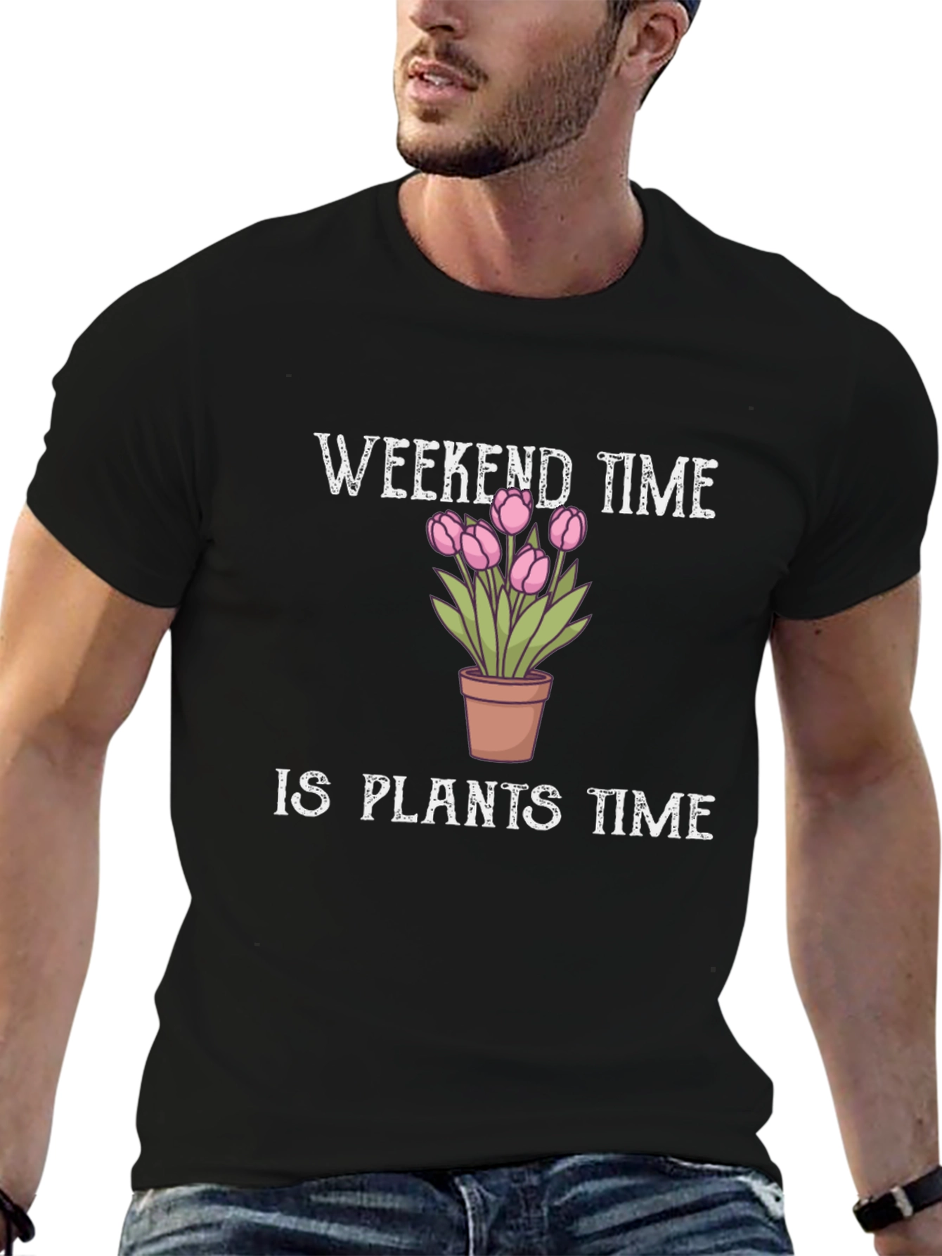 Weekend Plants Time T-Shirt Gardening Lover