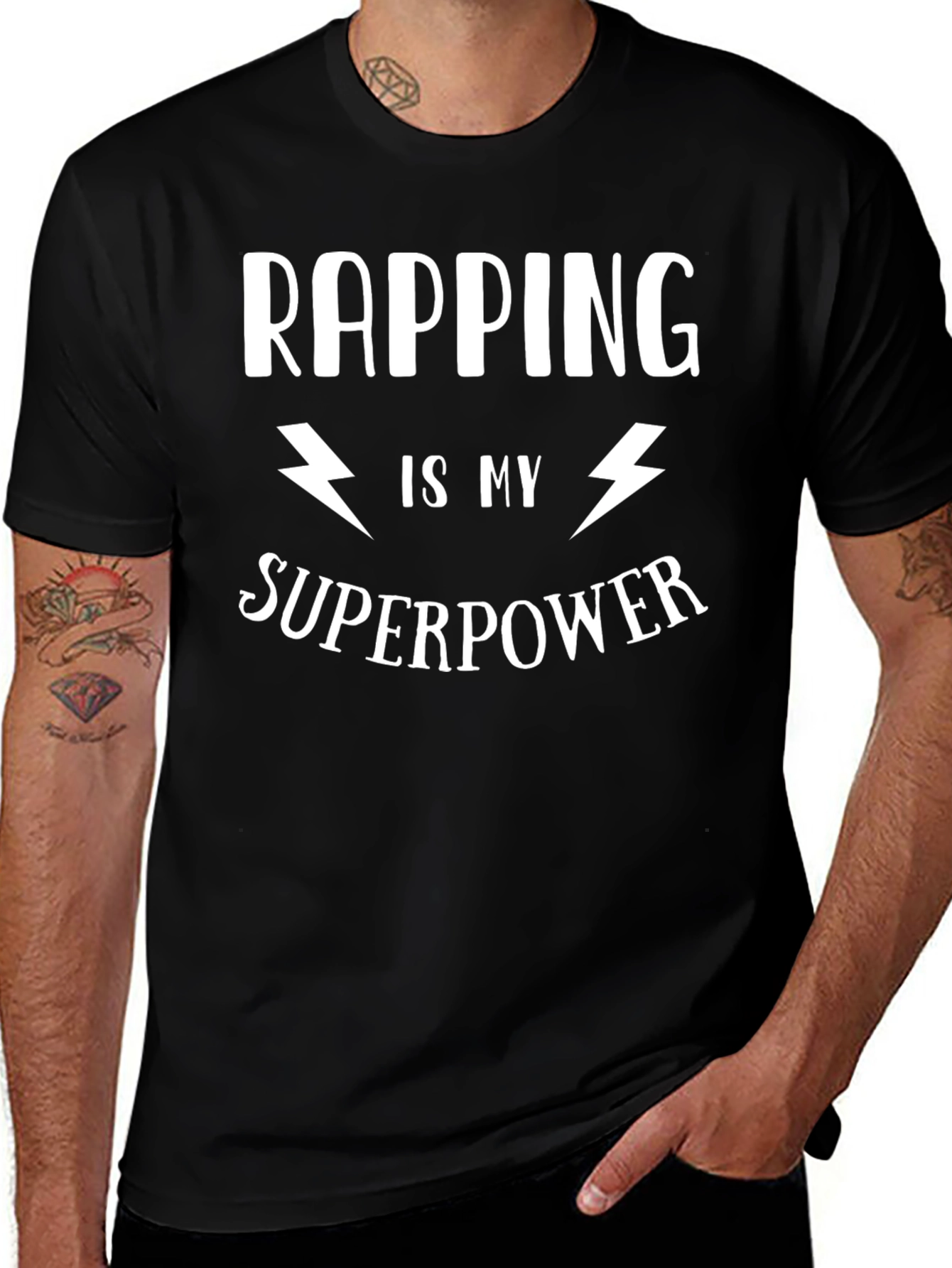 Rapping is My Superpower Graphic T-Shirt
