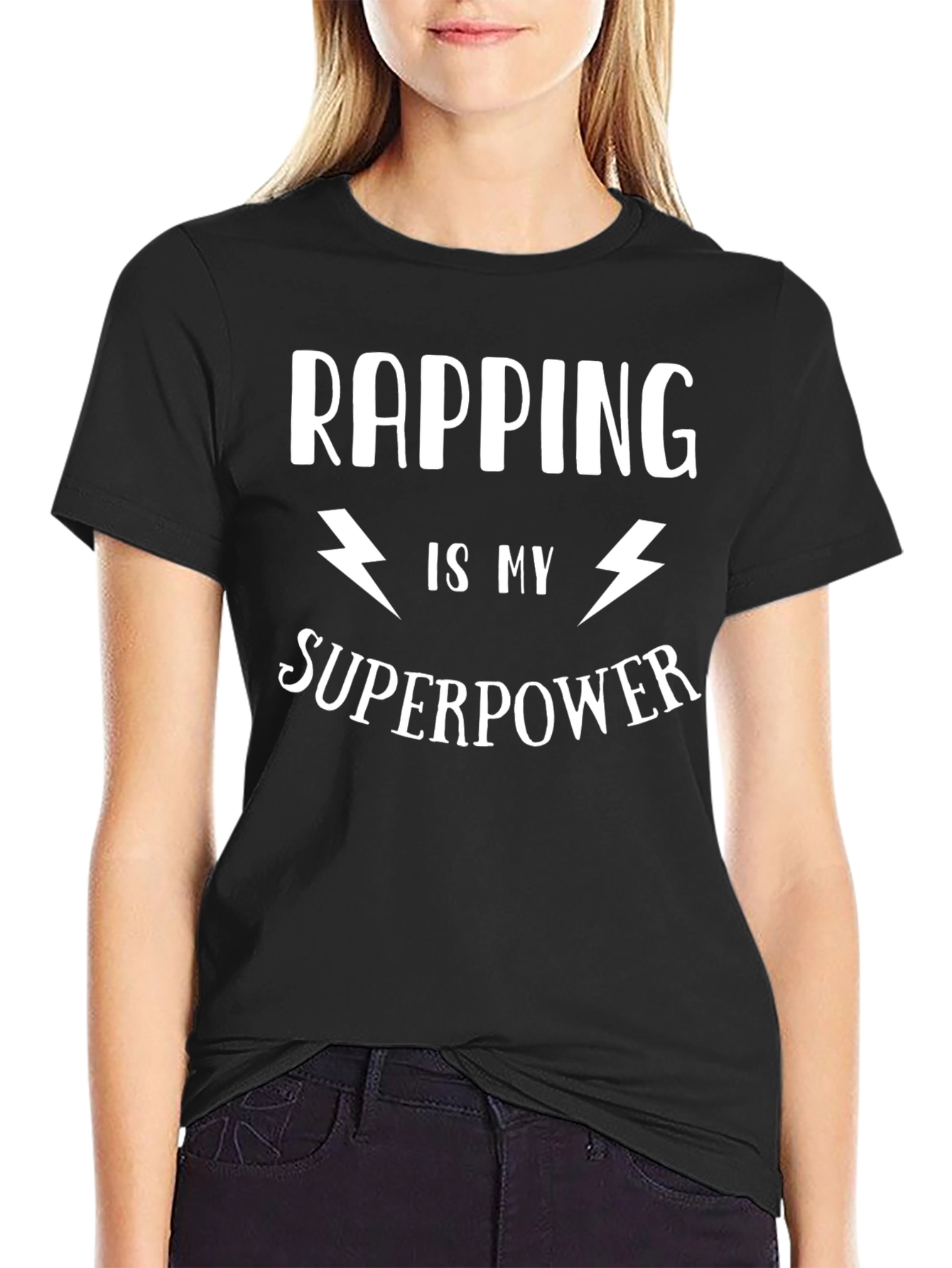 Rapping is My Superpower Graphic T-Shirt