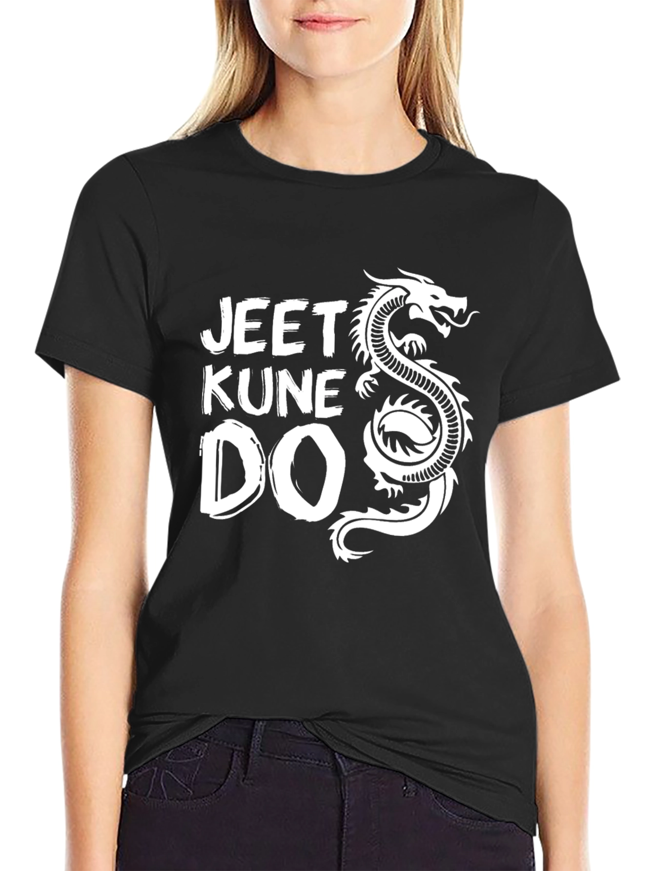 Jeet Kune Do Dragon Graphic Black T-Shirt
