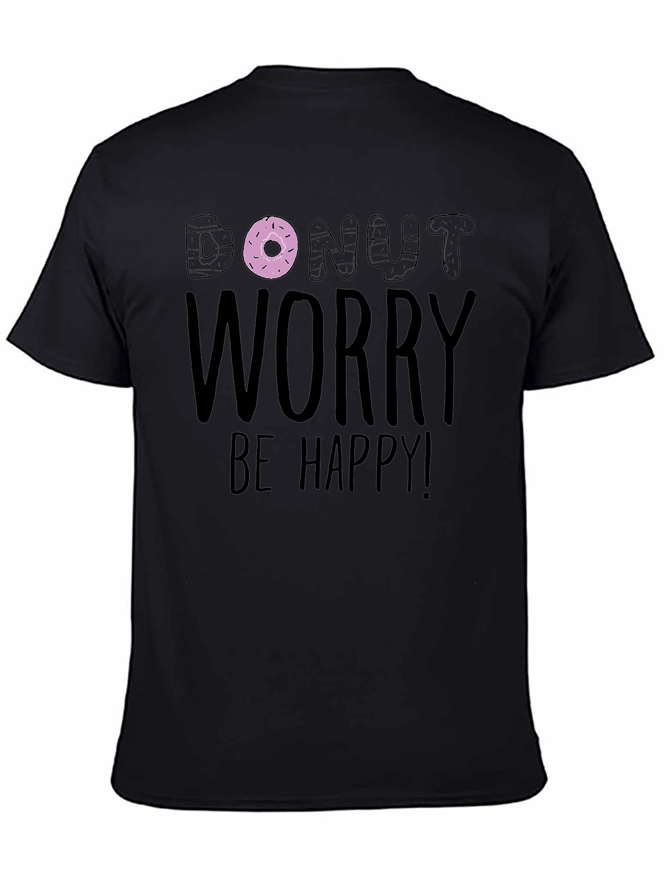Donut Worry Be Happy Graphic Tee