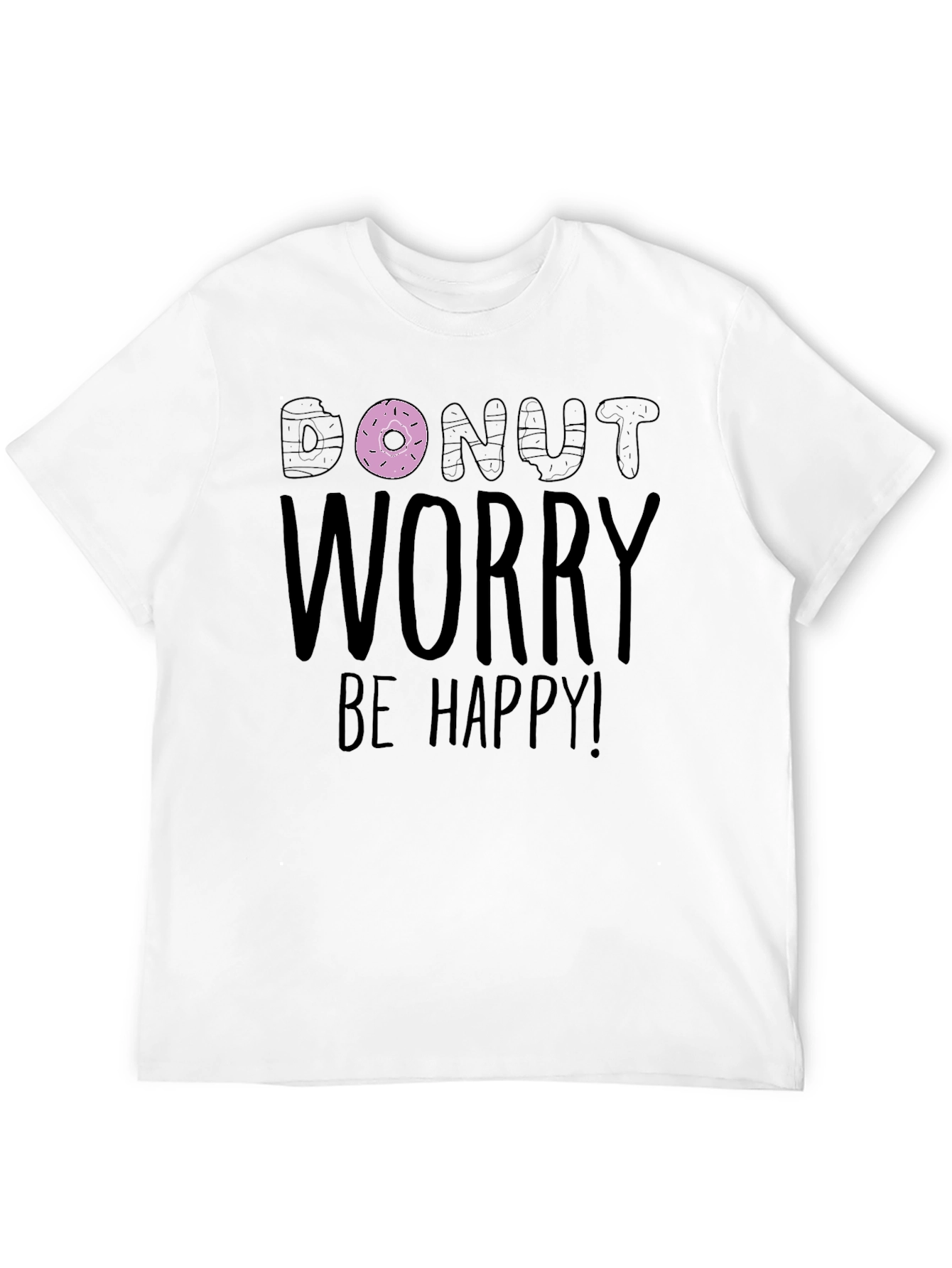 Donut Worry Be Happy Graphic Tee